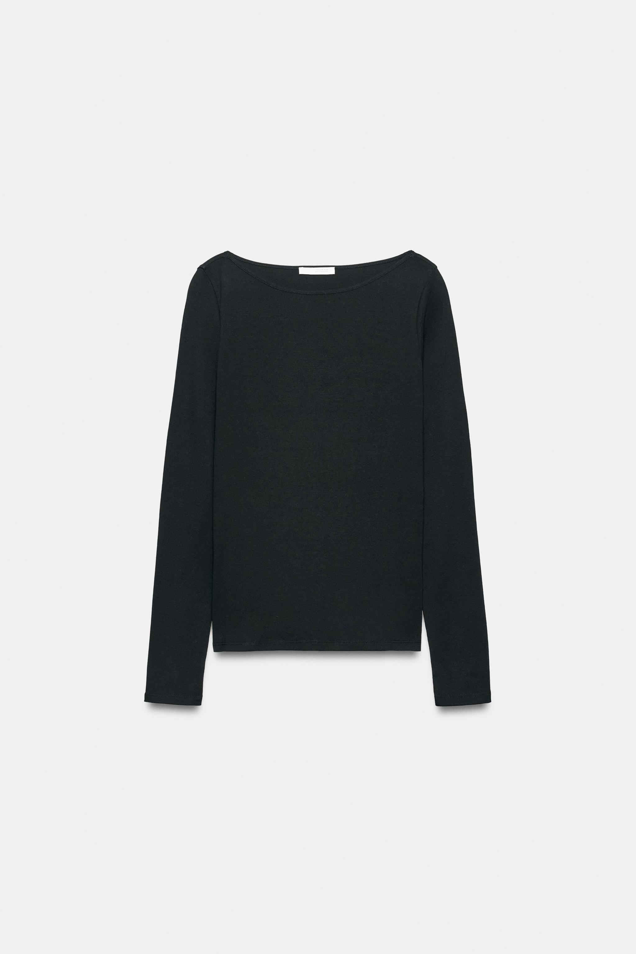 BOAT NECK T-SHIRT