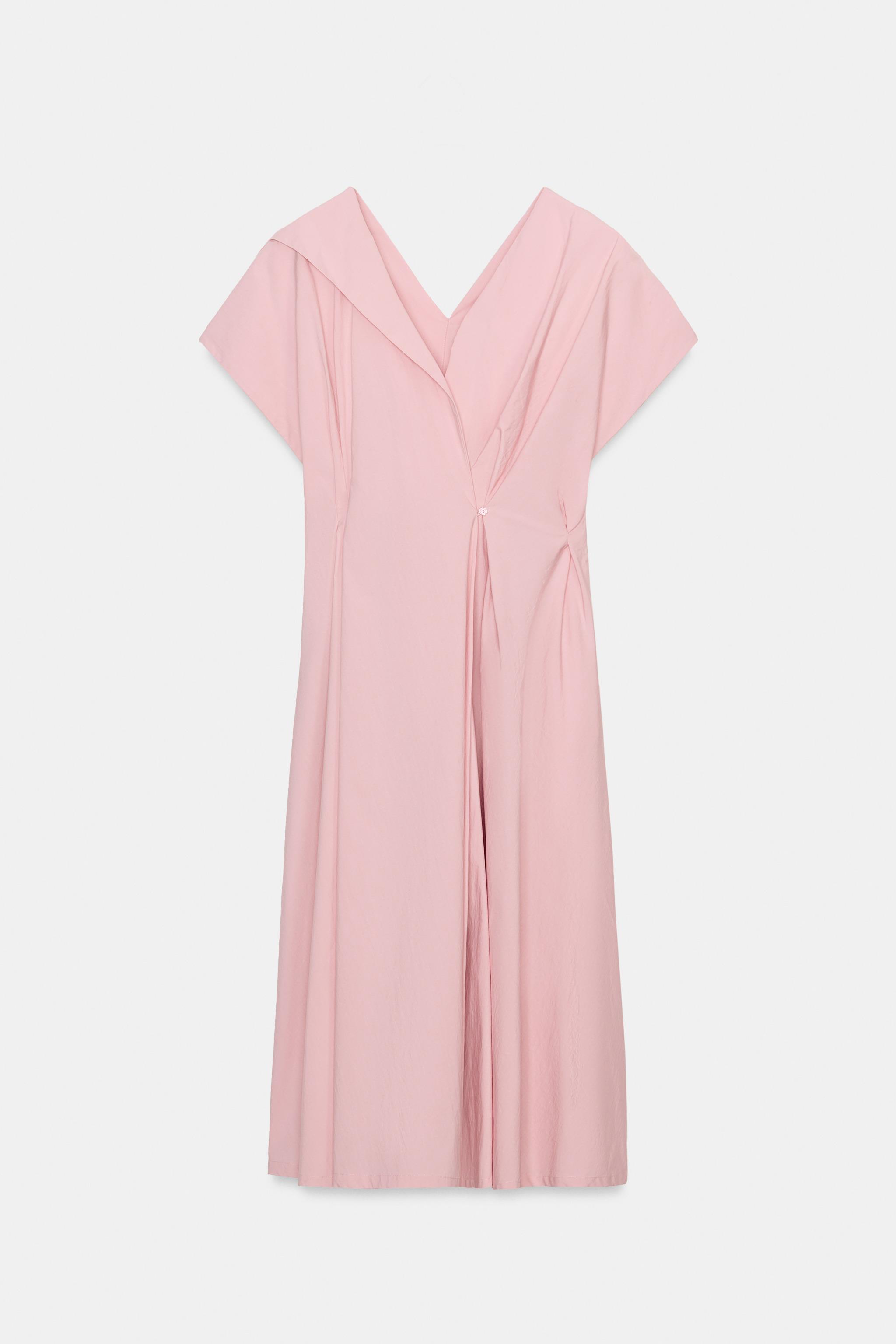 ROBE POPELINE PLIS ZW COLLECTION