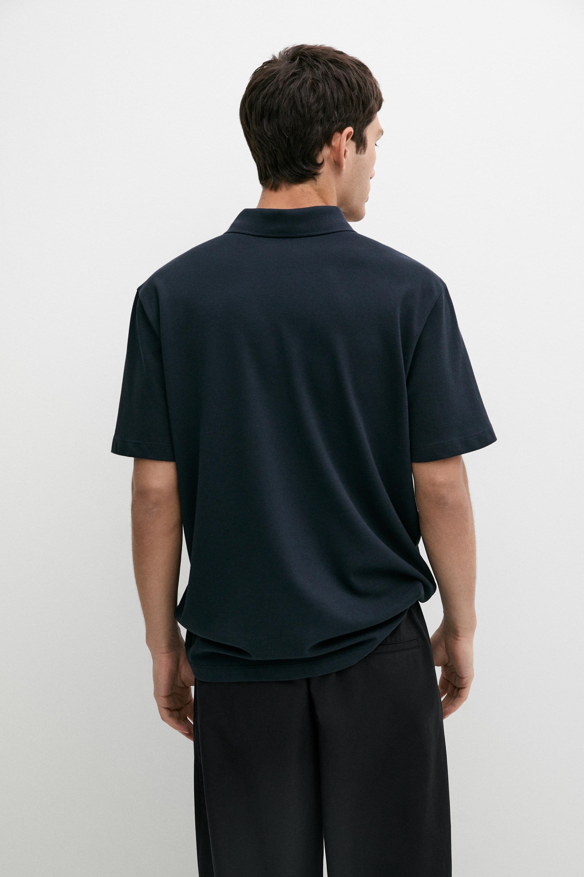 Polo en piqué de pur coton
