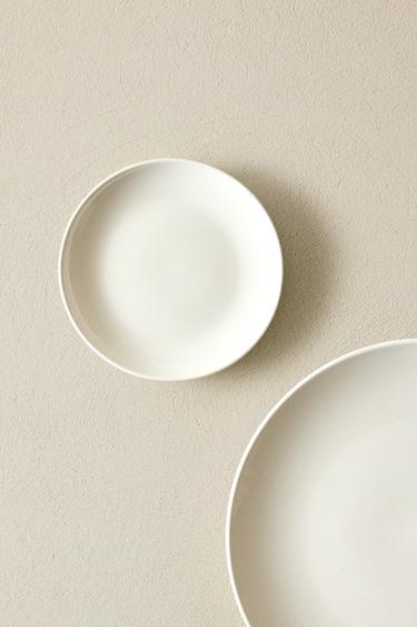 STONEWARE SIDE PLATE - White by Zara - Image 5