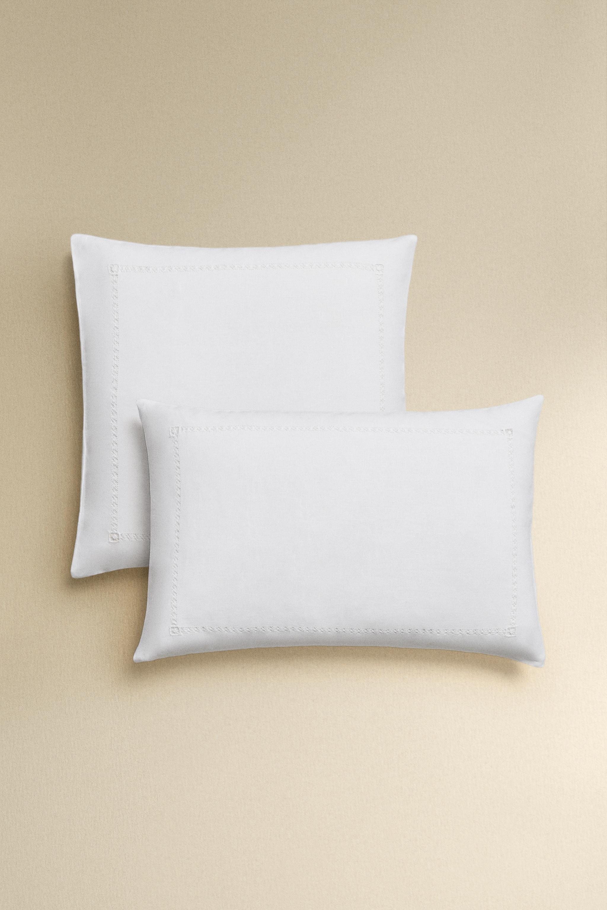 LINEN HEMSTITCHED PILLOWCASE