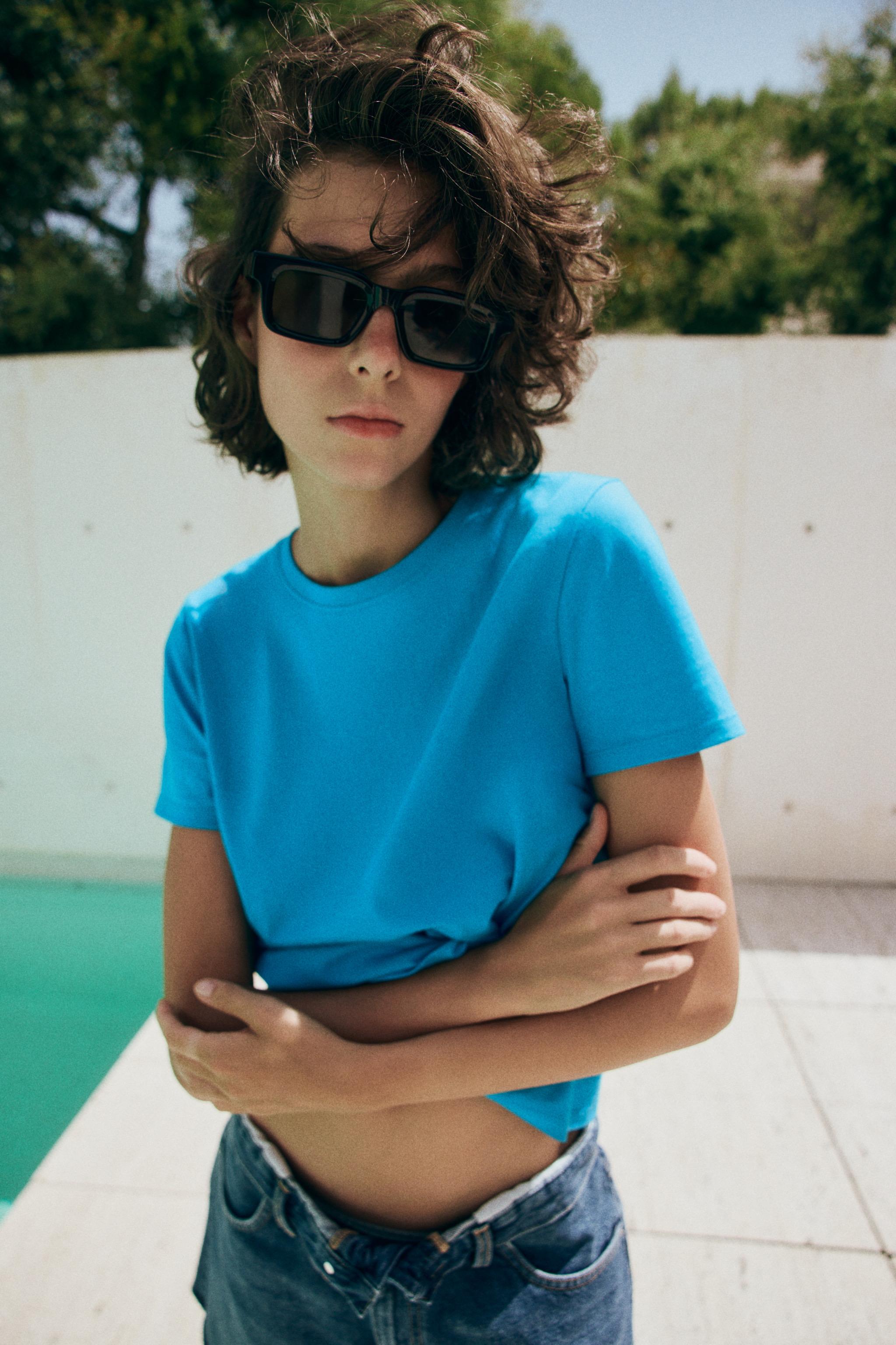 Детские футболки Zara RUSTIC COTTON T-SHIRT — фото 5