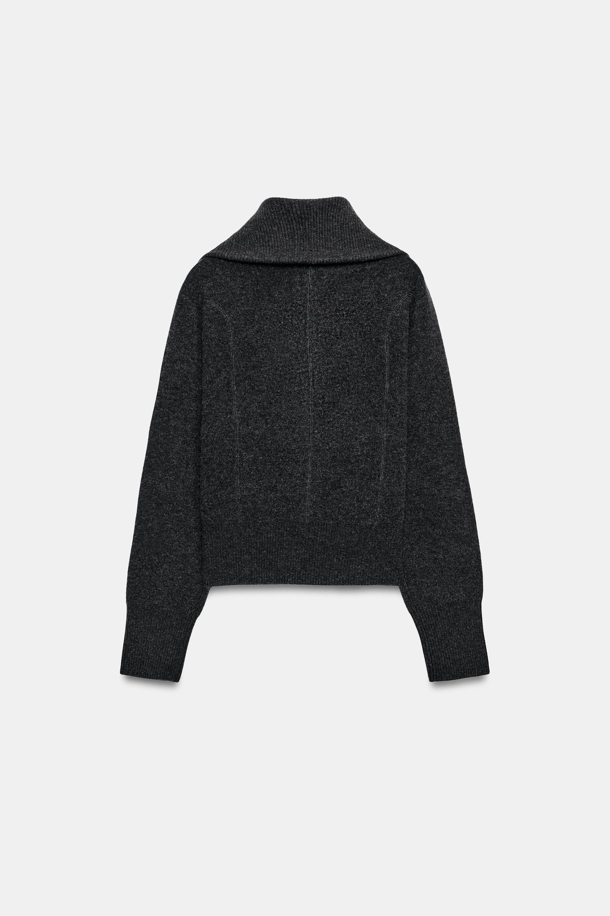 BLOUSON BOMBER 96% LAINE À ZIP