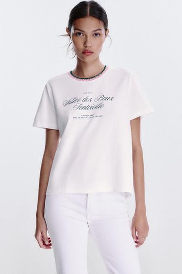 MAGLIETTA TESTO COLLO TRICOT - Bianco di Zara