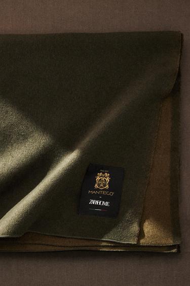PLAID LAINE MANTECO - Vert de Zara - Image 5