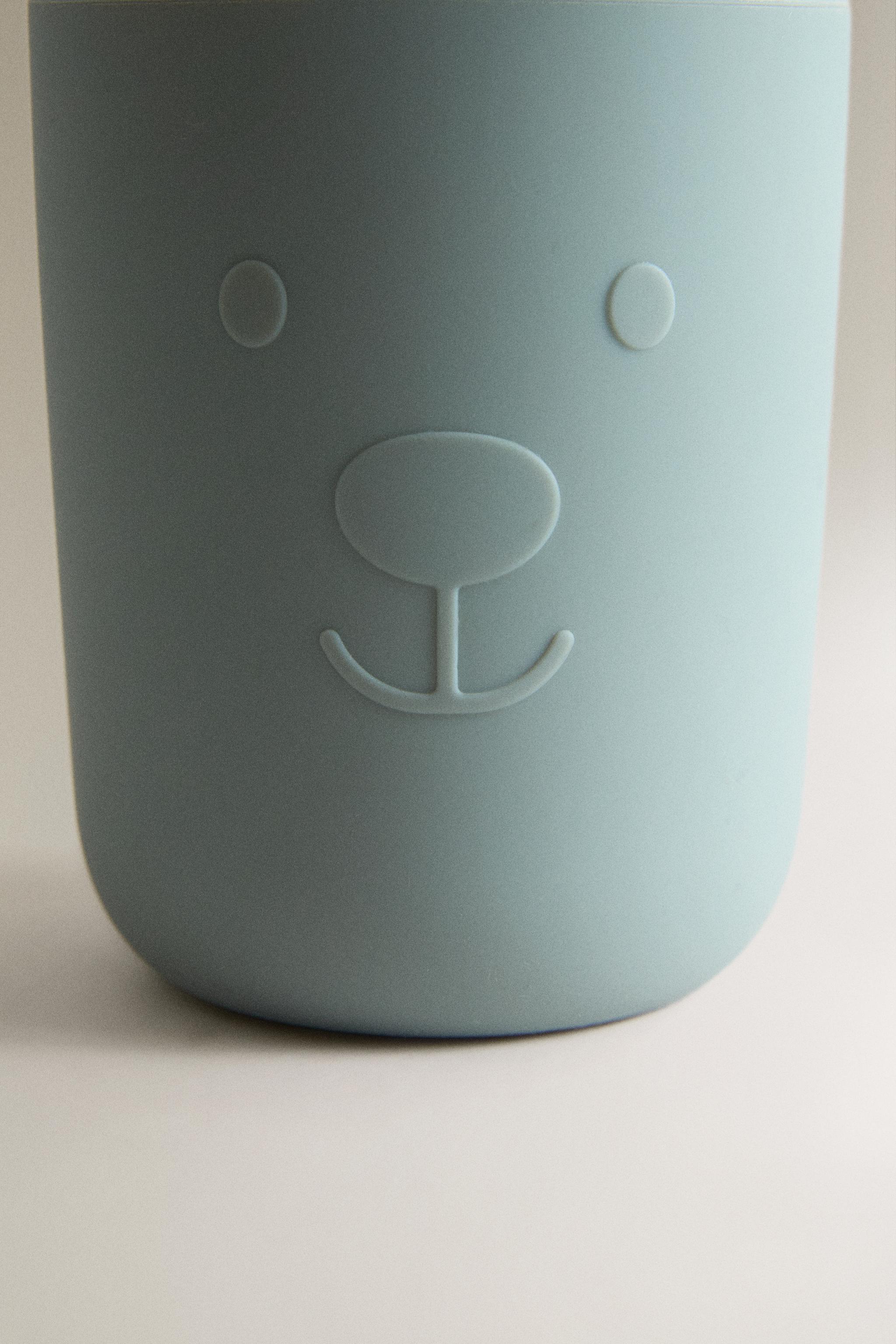 VERRE ENFANT SILICONE OURS