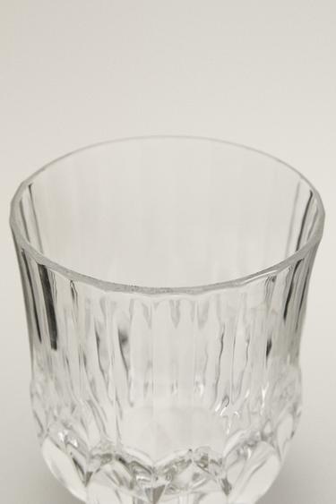 VERRE CRISTALLIN EFFET TAILLÉ - Transparent de Zara - Image 1
