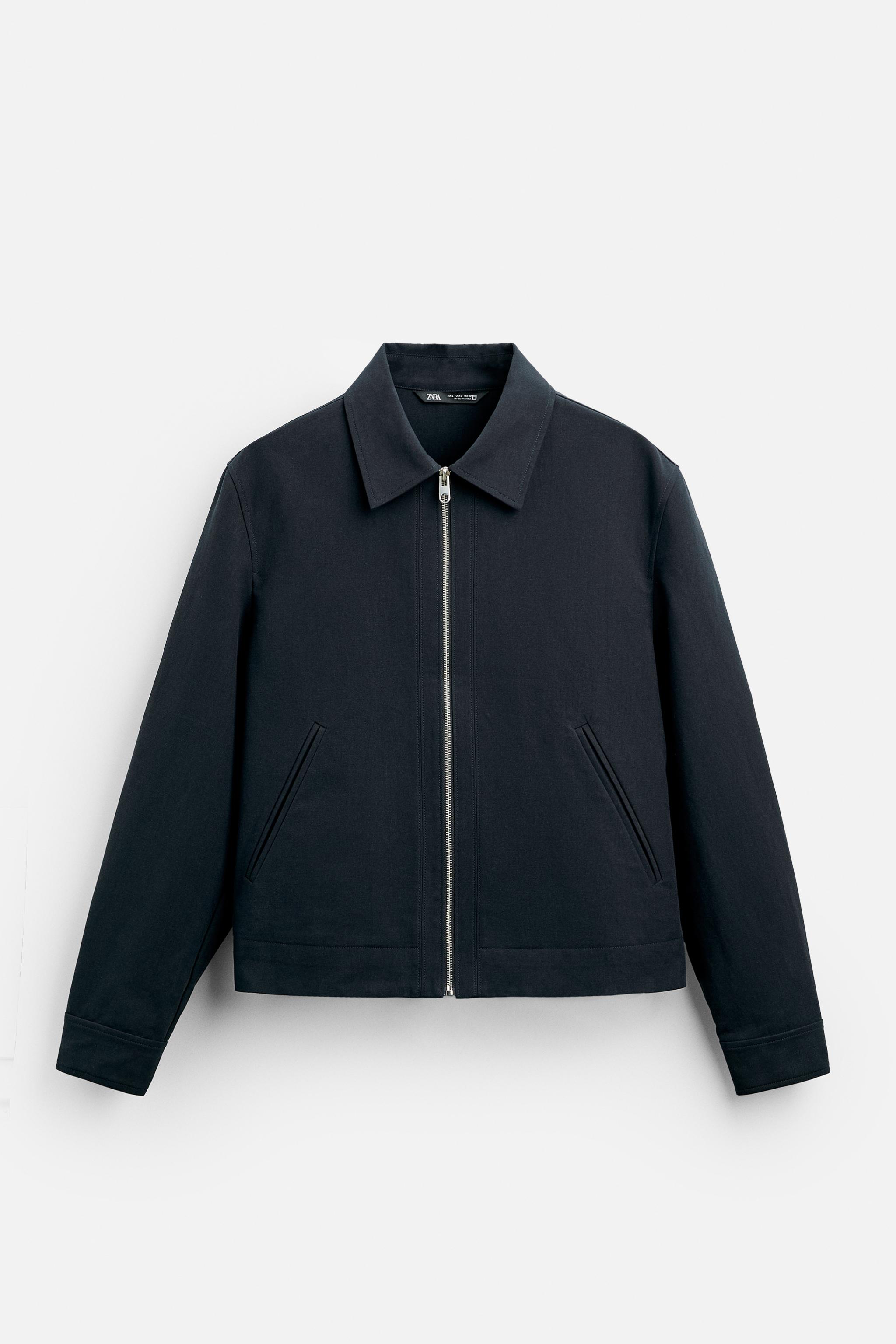 Zara zip up jacket sale