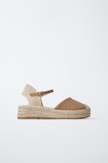 BASIC ESPADRILLES - Brown by Zara