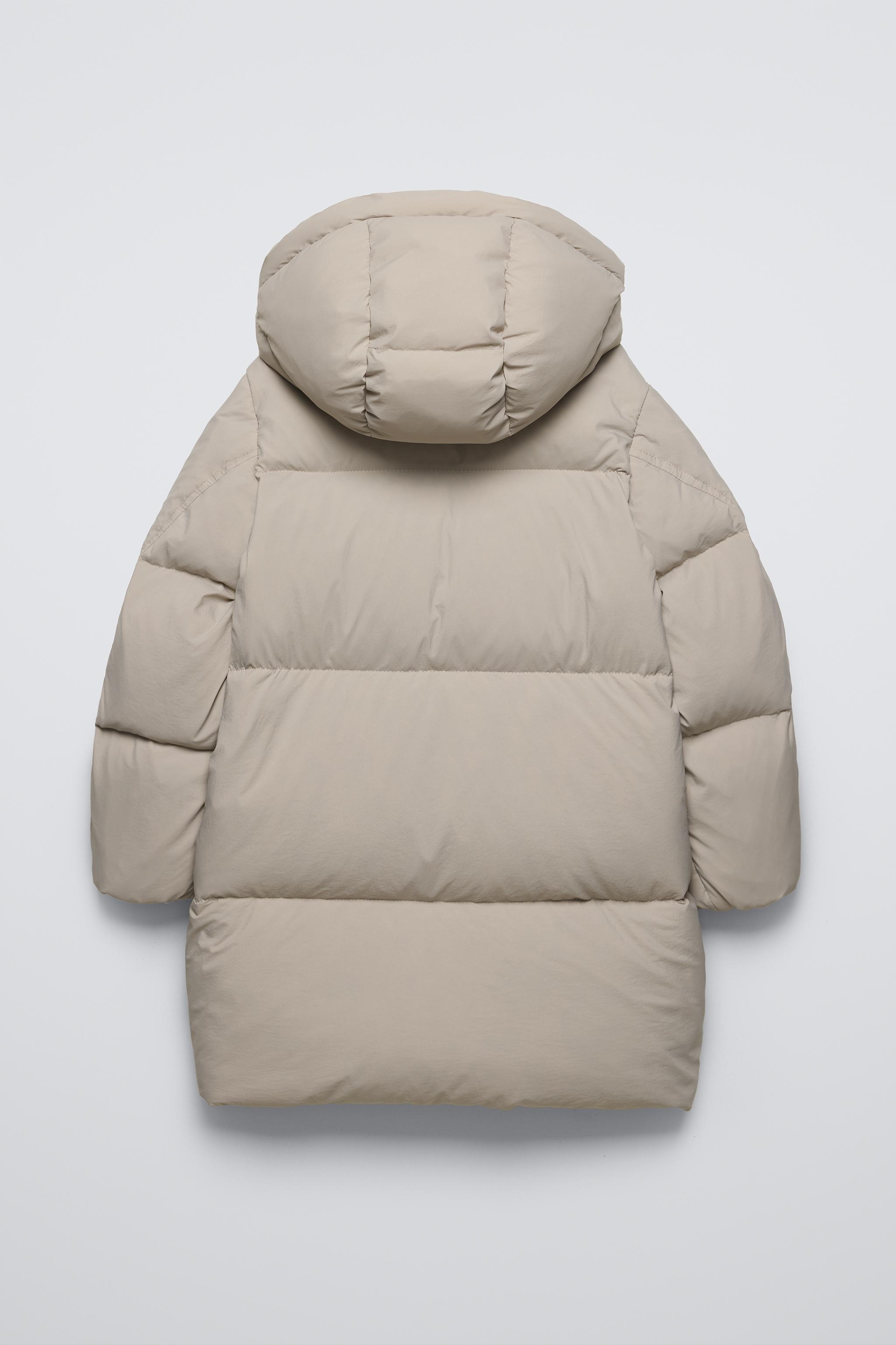 Zara long fashion down Puffer Coat