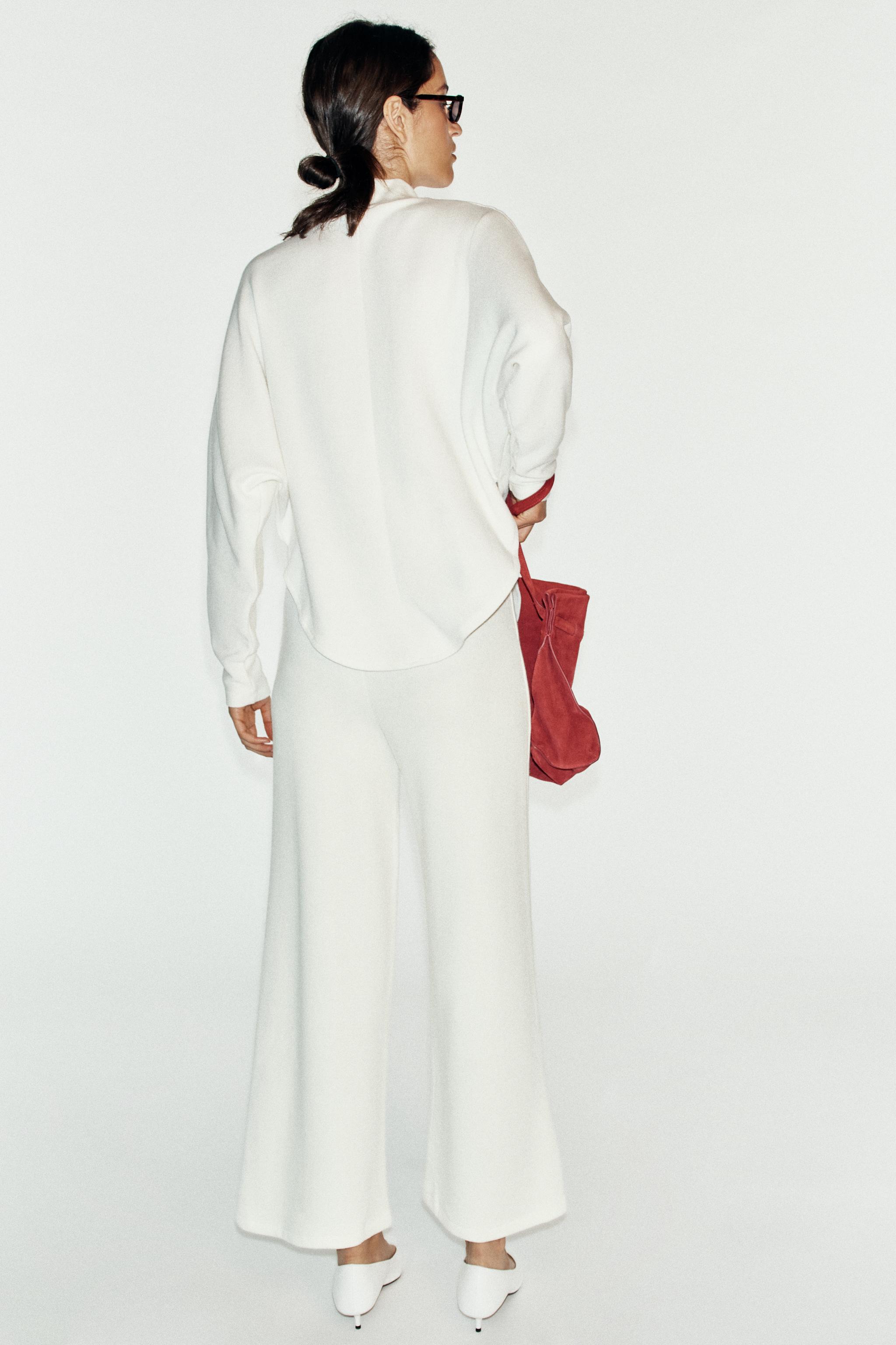 Женские брюки Zara SOFT SEAM PANTS — фото 3