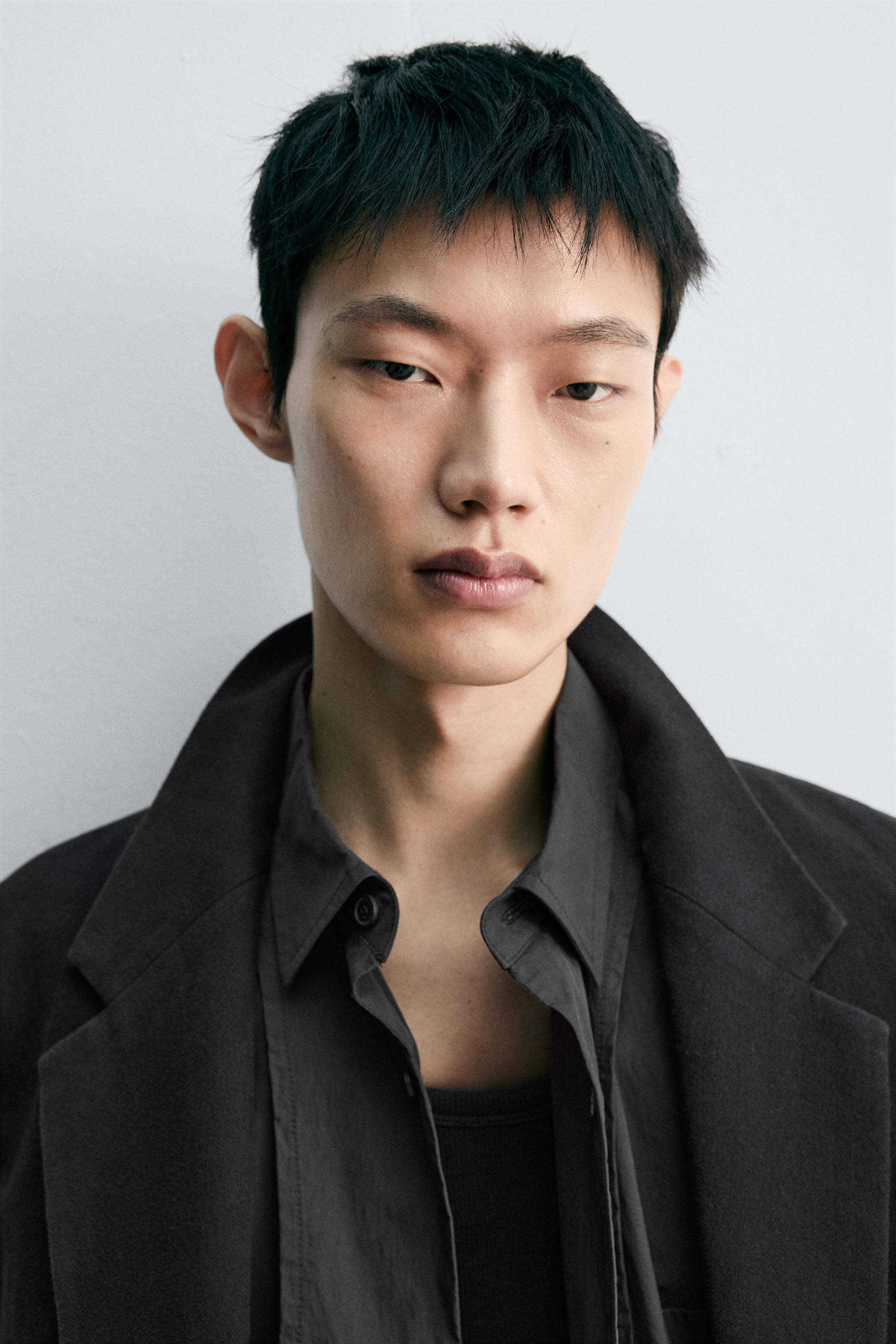 ボクシーフィットヘリンボーンブレザー - ブラック | ZARA Japan / 日本