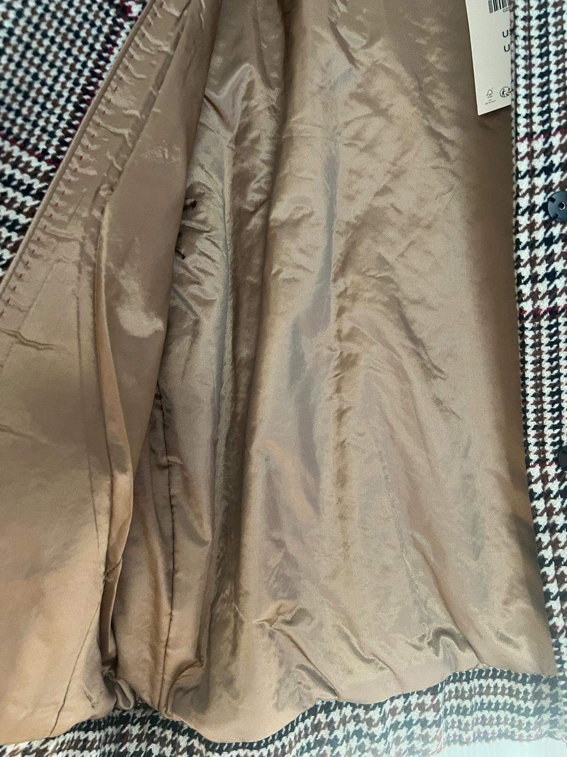 CHECKED WOOL BLEND BOMBER JACKET - ZW COLLECTION - Image 7