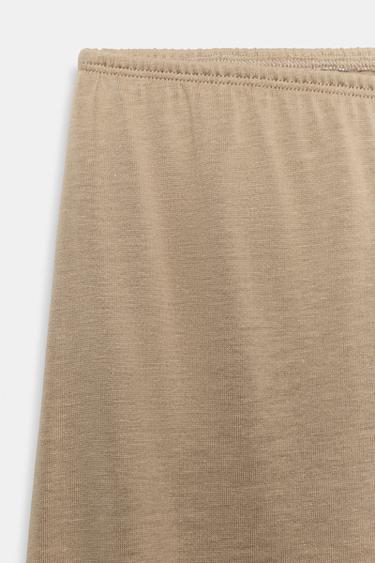 PANTALON DROIT FLUIDE - Beige de Zara - Image 7