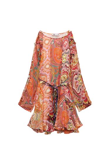 SHORT PRINTED DRESS