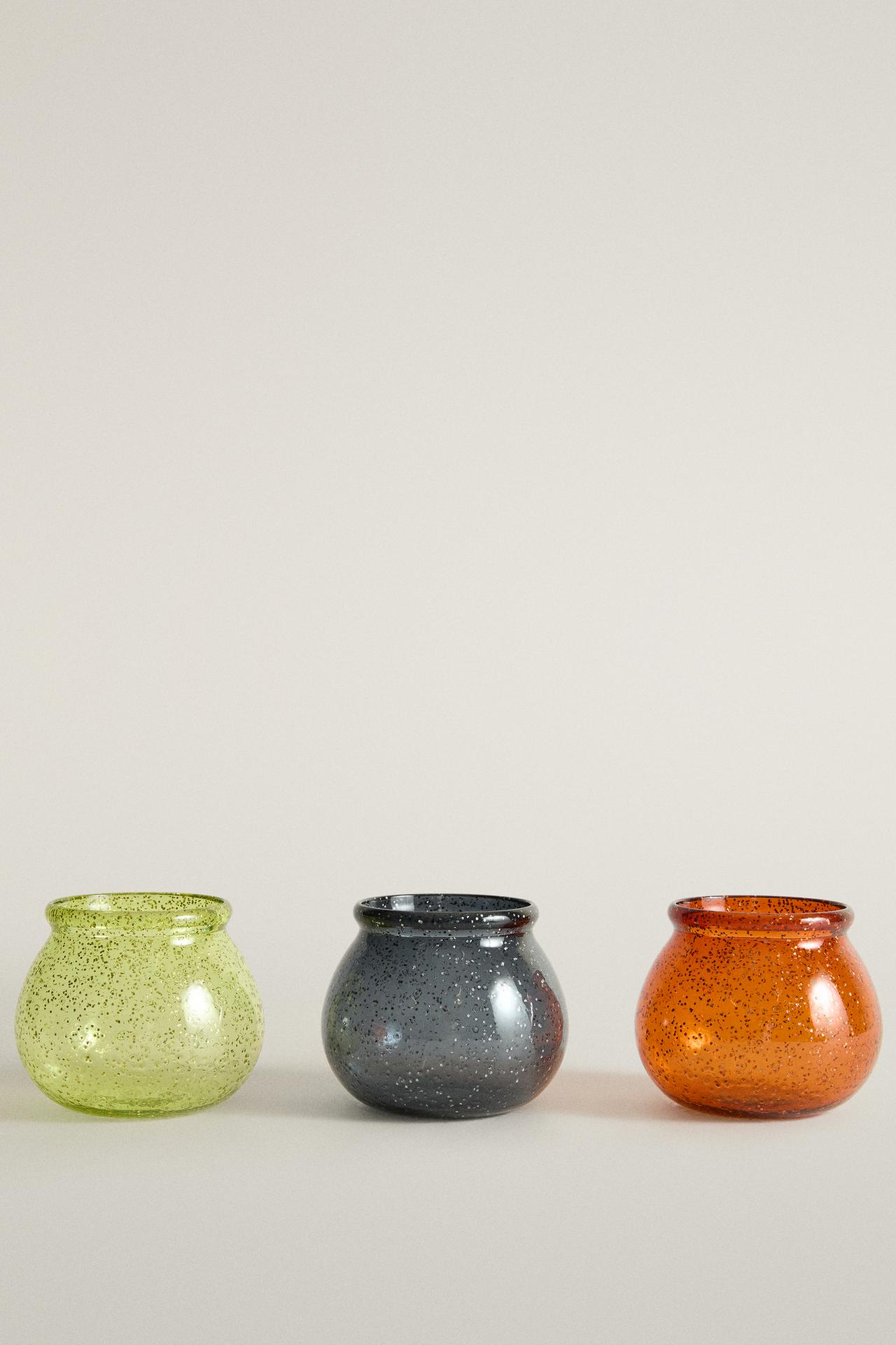 HALLOWEEN GLITTER TRITAN™ JAR SET (SET OF 3) — Multicolored