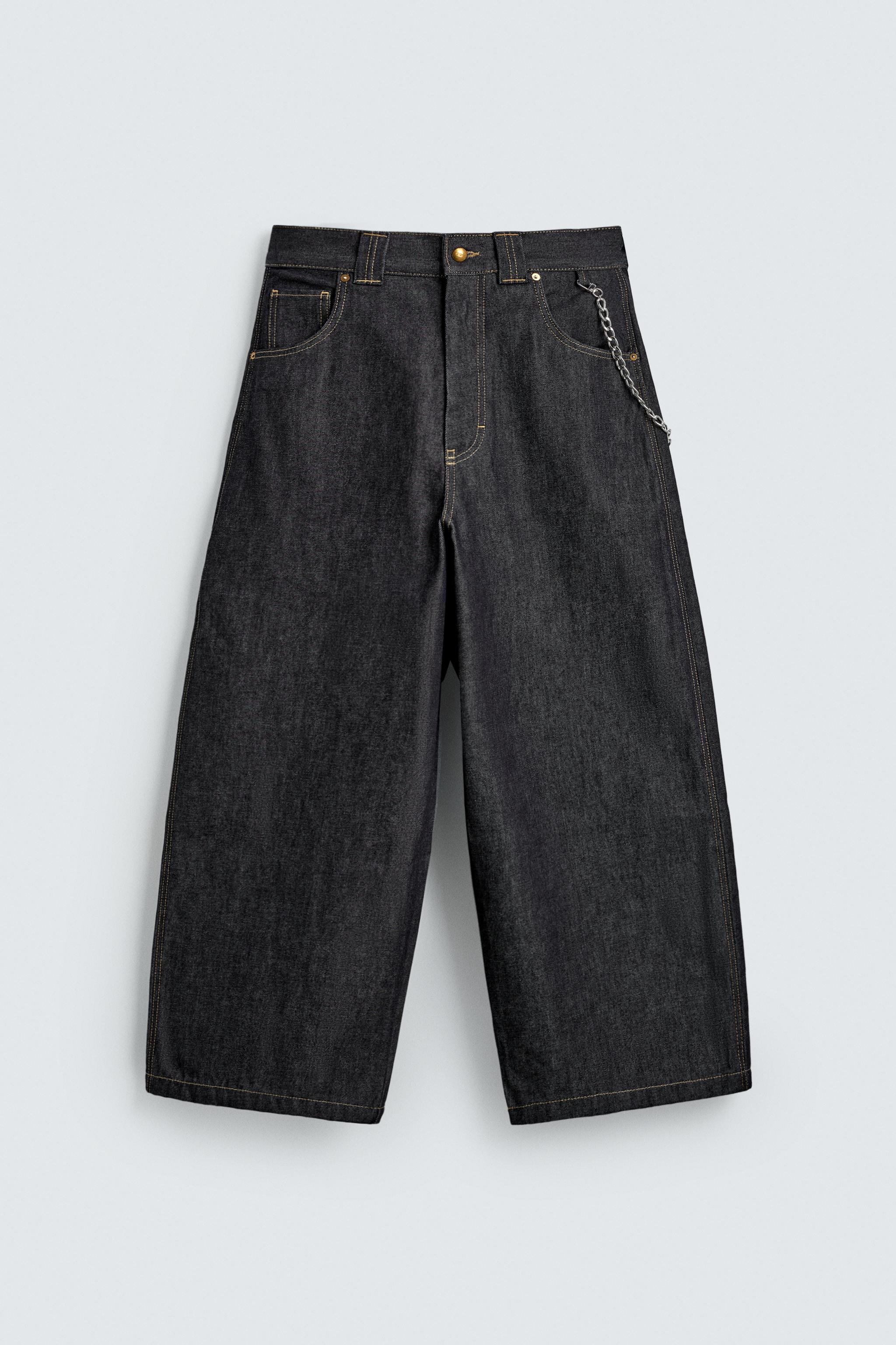 PANTALON BAGGY FIT AVEC CHAÎNE