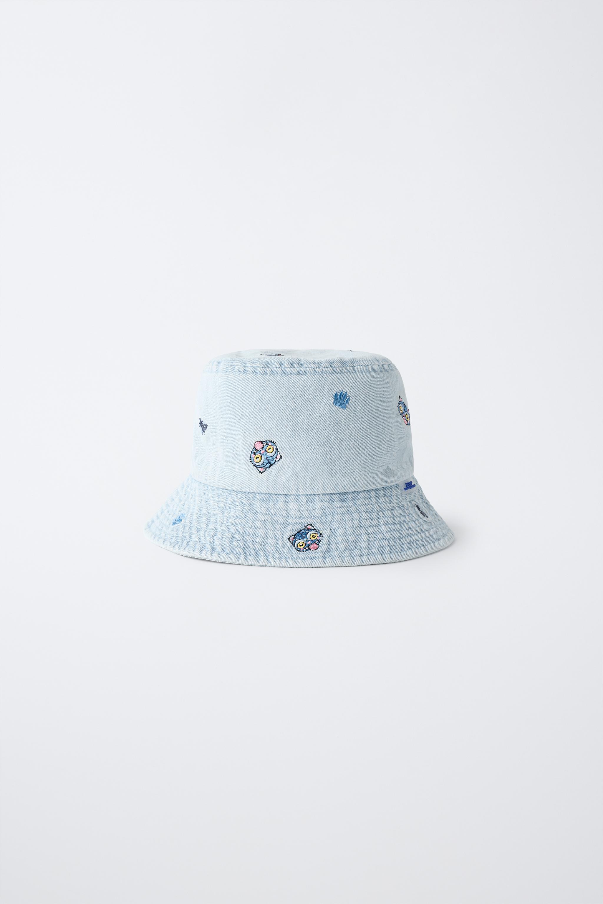 Детские головные уборы Zara KPOP DEMON HUNTERS™ NETFLIX © DENIM BUCKET HAT