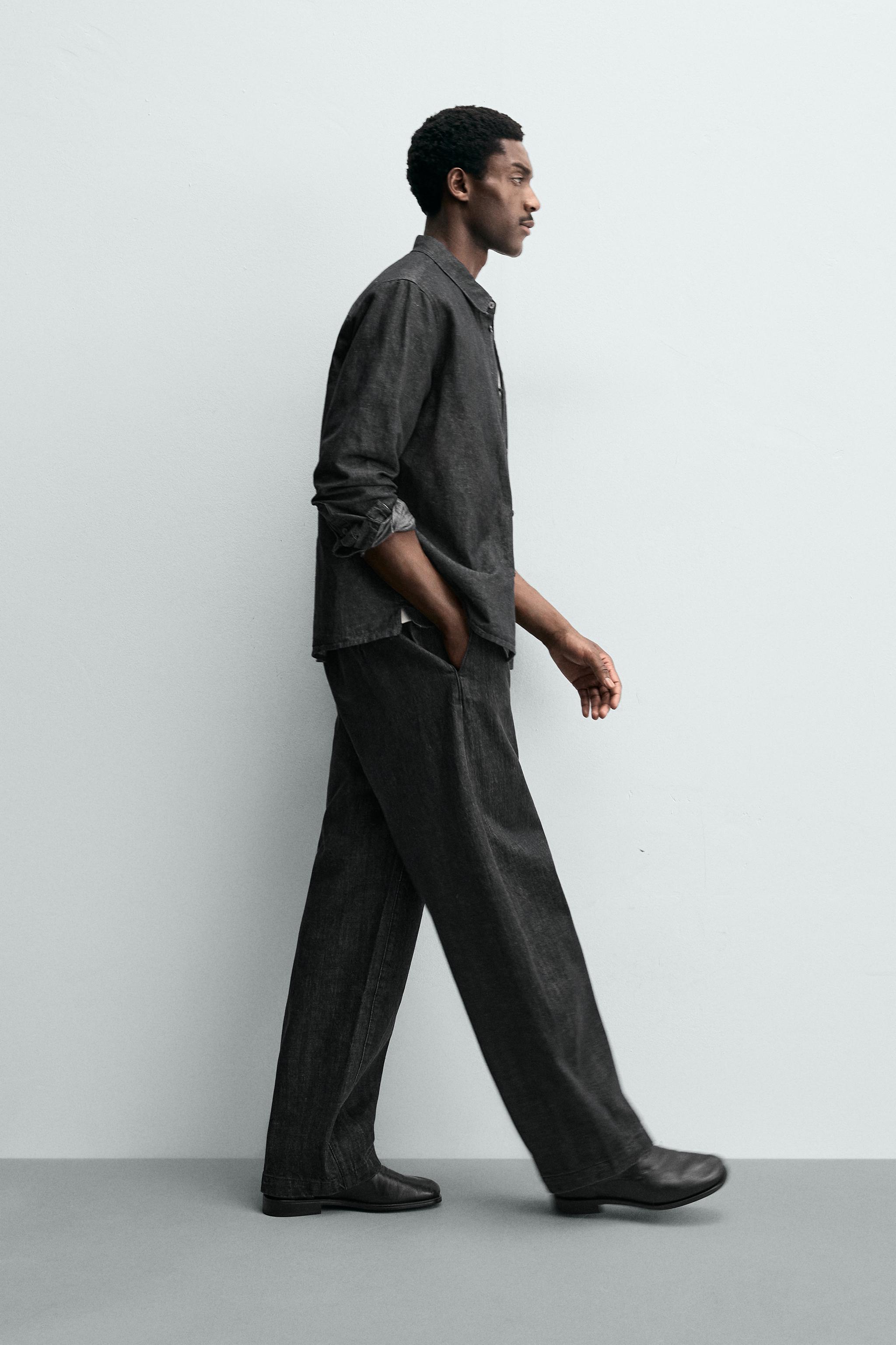 PANTALON CHINO DENIM BARREL FIT