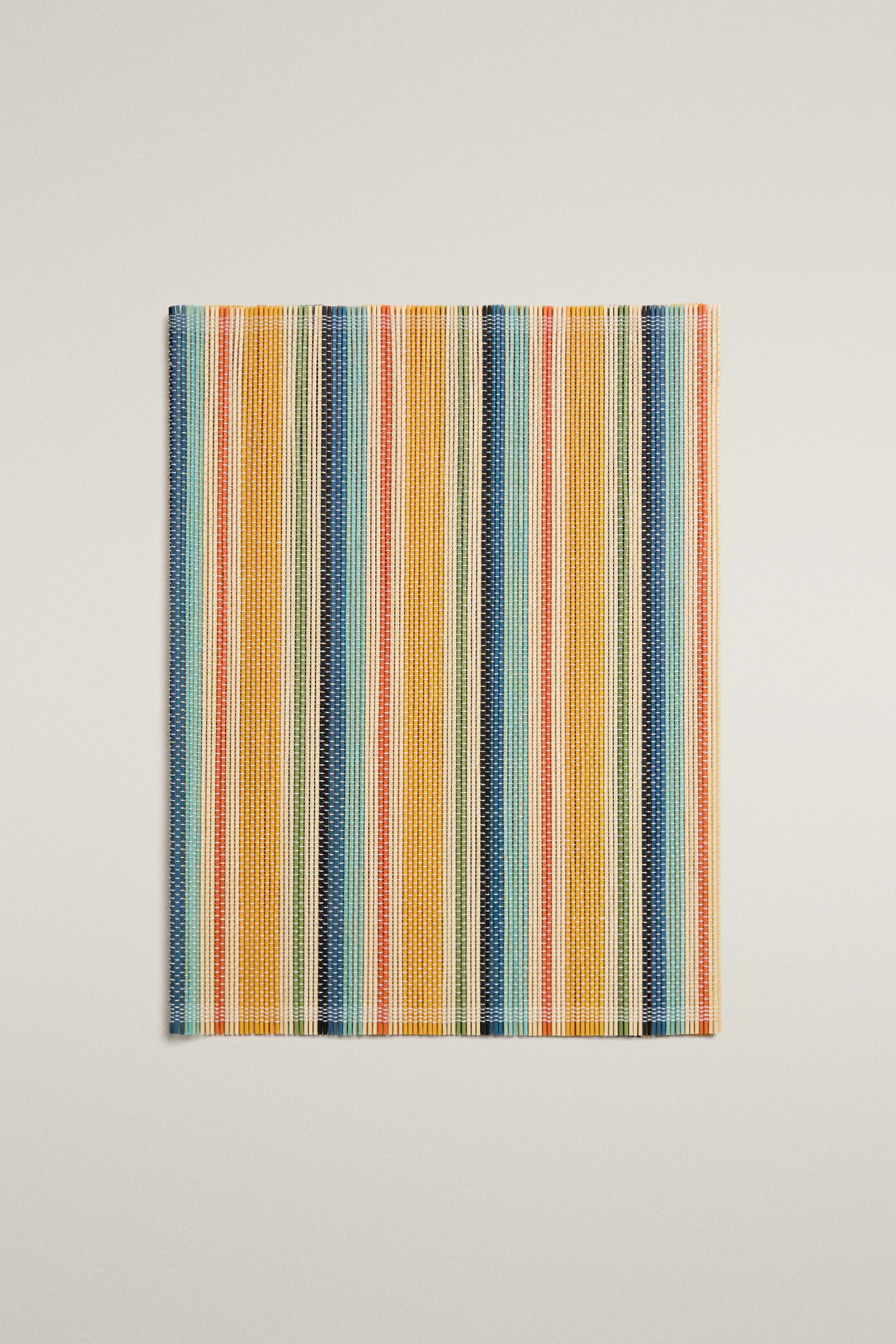 STRIPED BAMBOO PLACEMAT