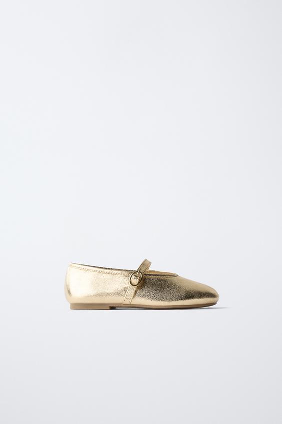 BAILARINA METALIZADA - Oro de Zara - Imagen 0