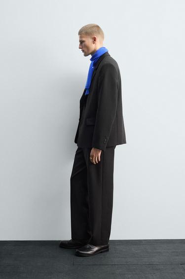 LIMITED EDITION SUIT TROUSERS - Black by Zara - Image 3