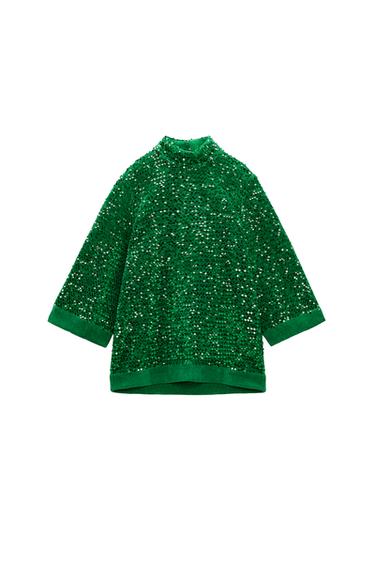 SEQUINNED TOP