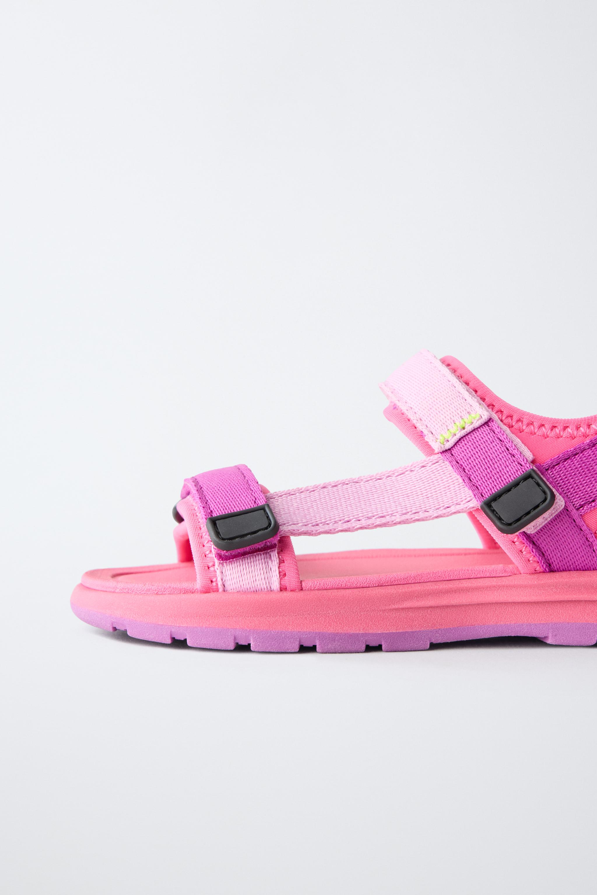 Детские сандалии Zara MULTICOLOR TECHNICAL SANDALS — фото 8