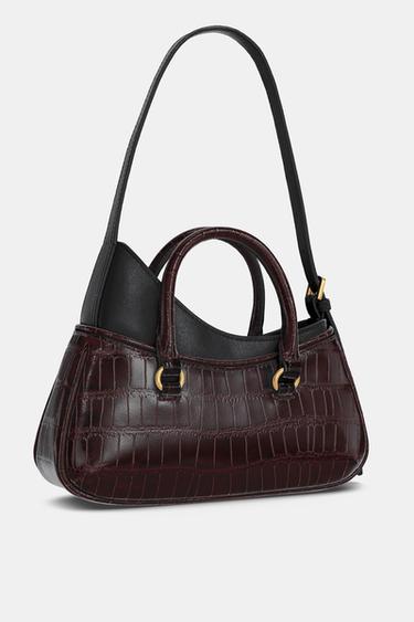 SAC PORTÉ ÉPAULE EN CUIR ÉDITION LIMITÉE - Chocolat de Zara - Image 8