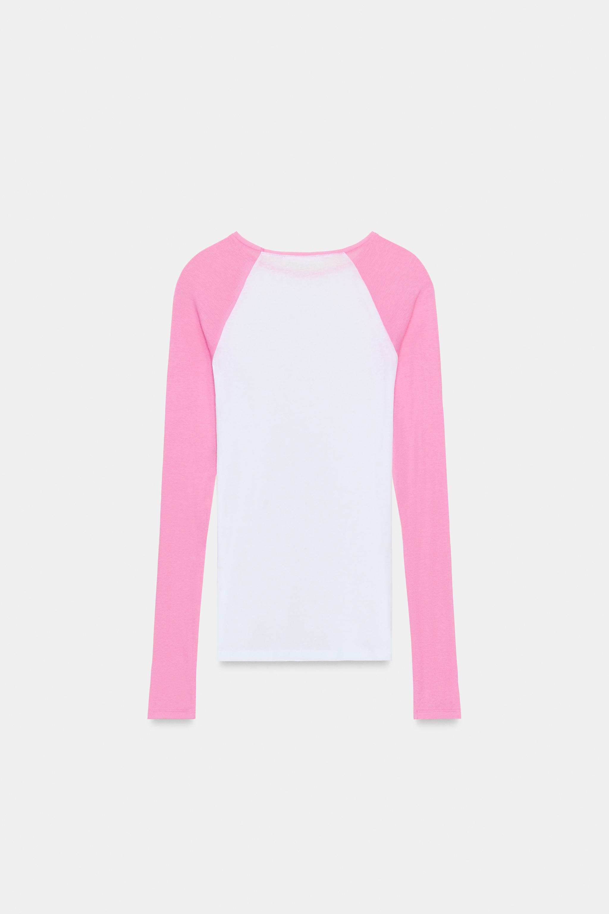T-SHIRT SUPIMA® MANCHES CONTRASTÉES