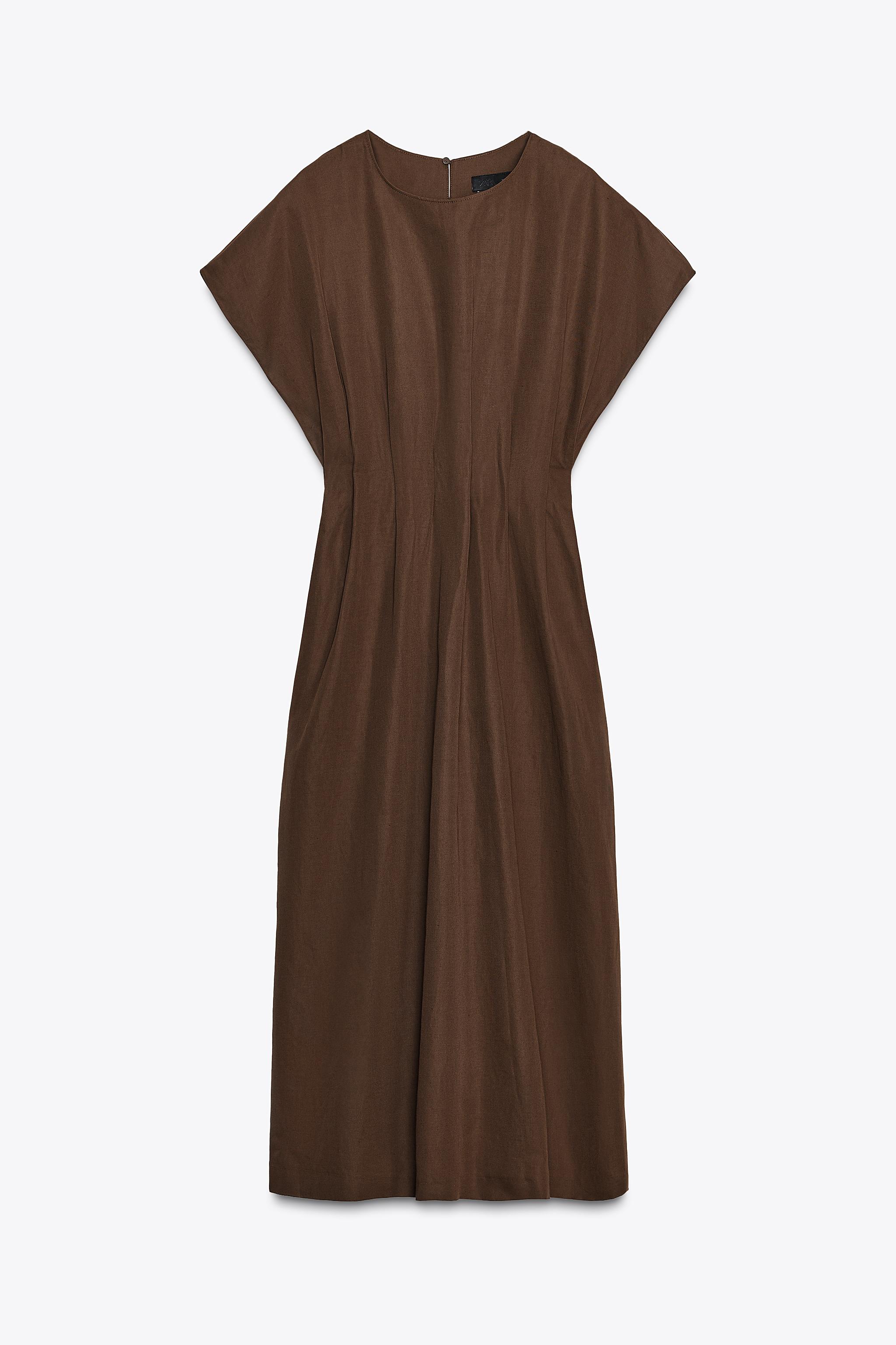 ZW COLLECTION PLEATED MIDI DRESS