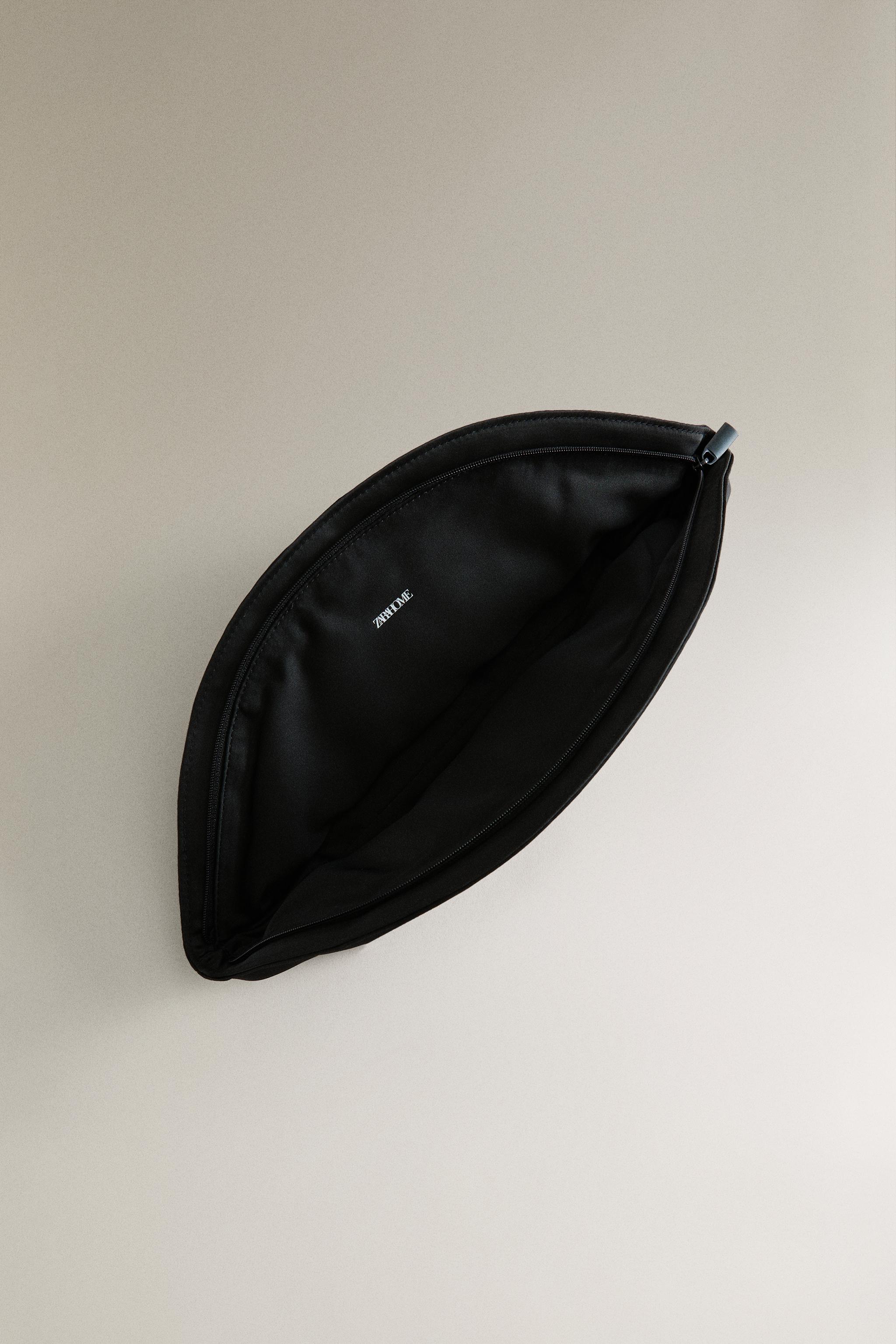 CRESCENT SATEEN MAKEUP BAG