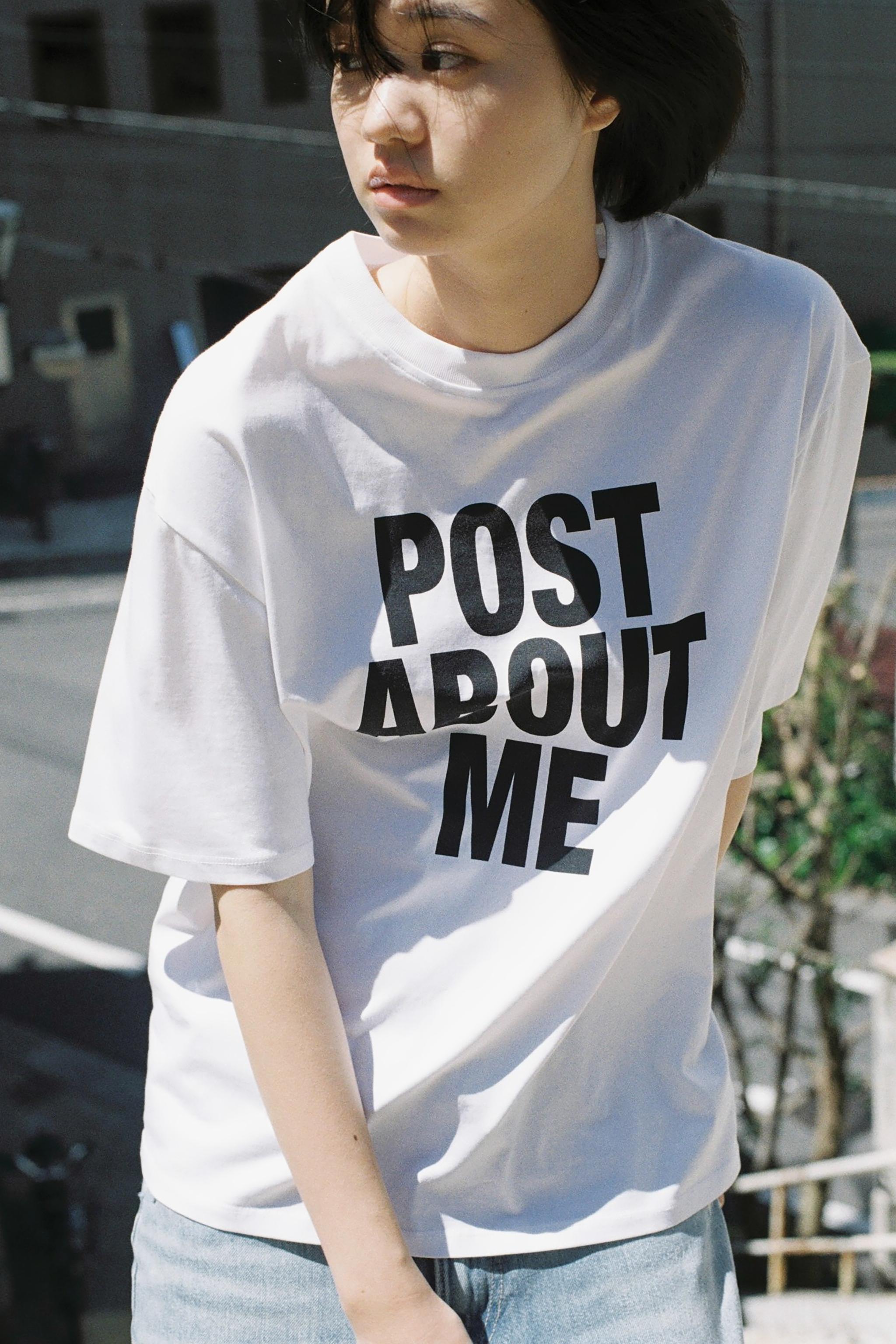 オーバーサイズテキストTシャツ - ホワイト | ZARA Japan / 日本