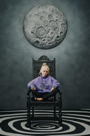 ОБРАЗ - БІЛИЙ/БІРЮЗОВИЙ Zara