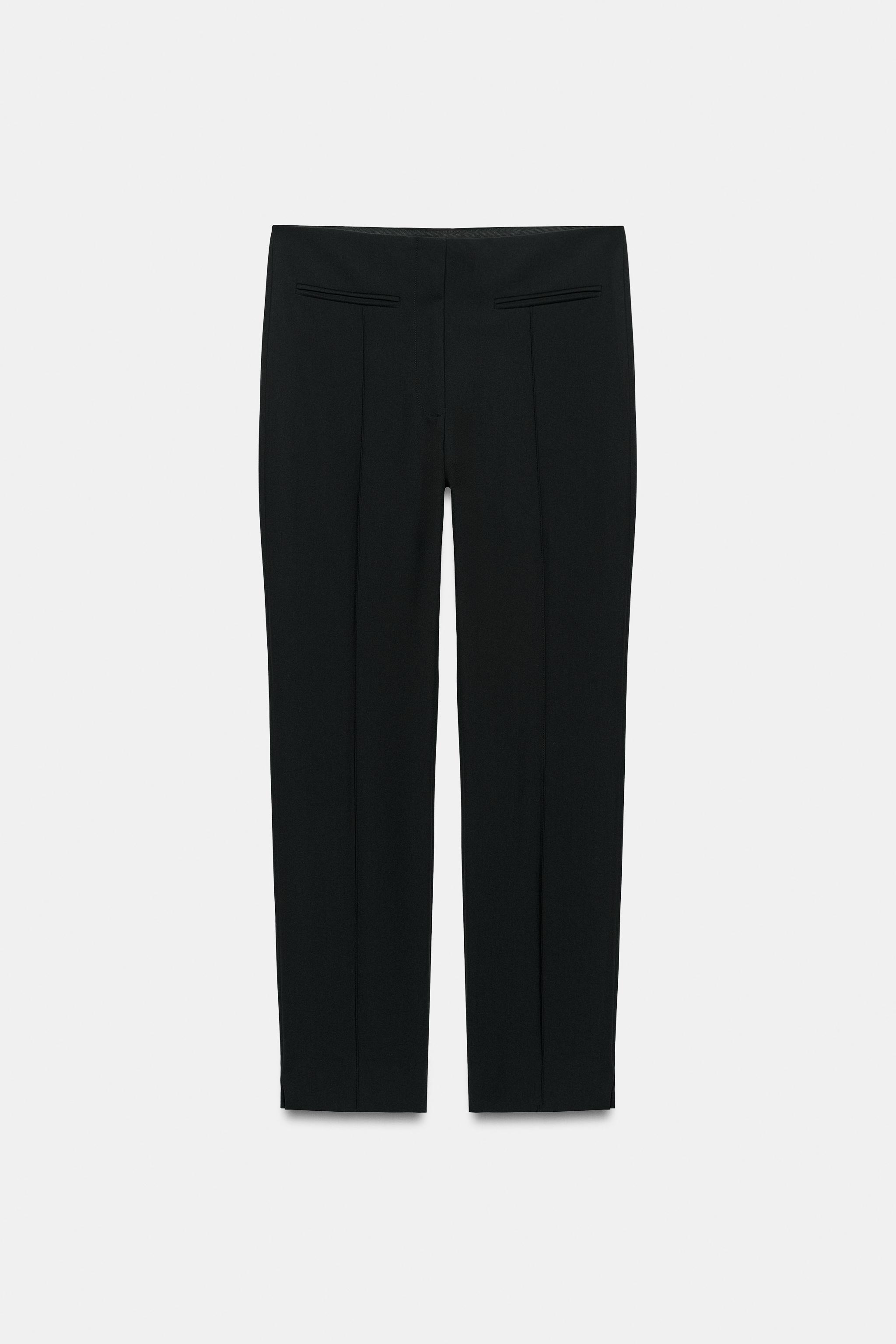 ZW COLLECTION SEWN-CREASE PANTS
