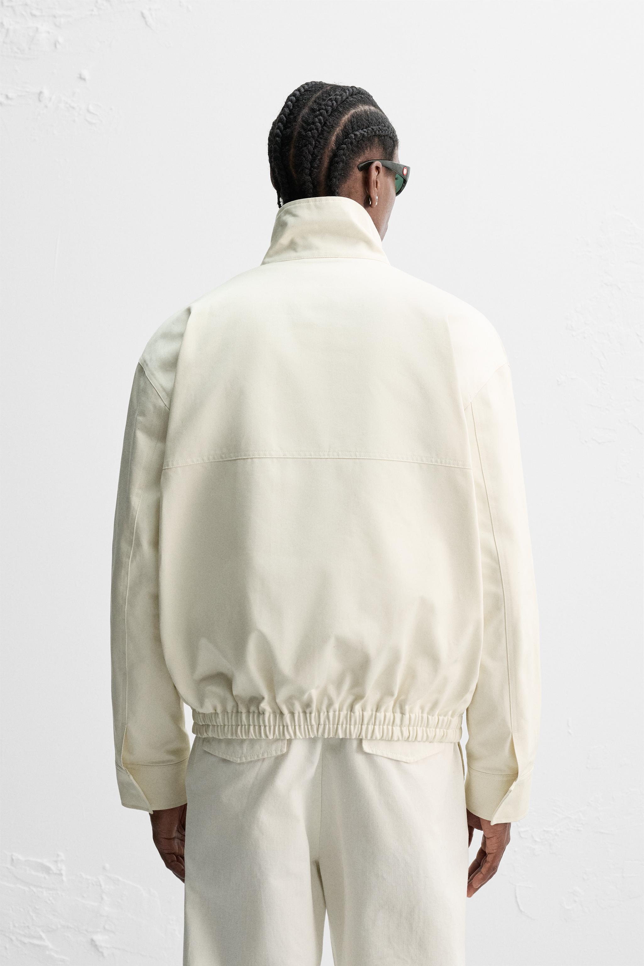 クラシックフィット オフホワイト コットンジャケット コットンジャケット - LIMITED EDITION - オフホワイト | ZARA