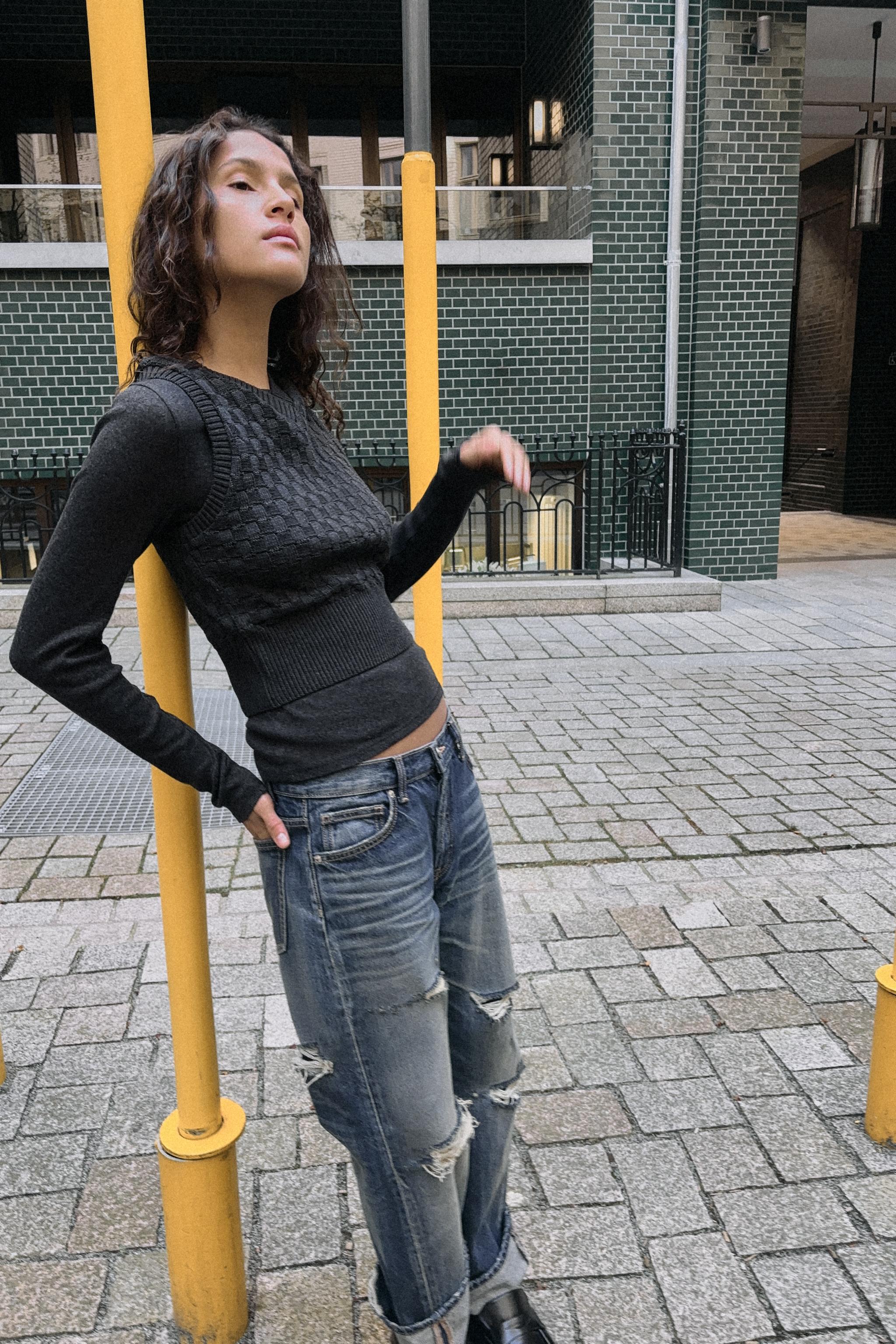 COMBINATION VEST JUMPER