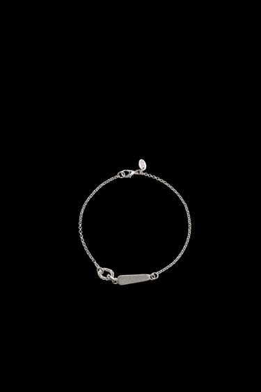 METAL CHAIN LINK BRACELET - Silver by Zara - Image 0