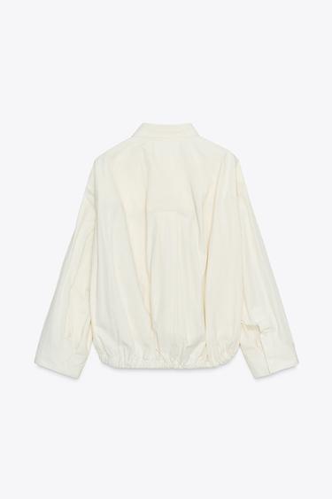 ZW COLLECTION POCKET SHIRT - Ecru by Zara - Image 7