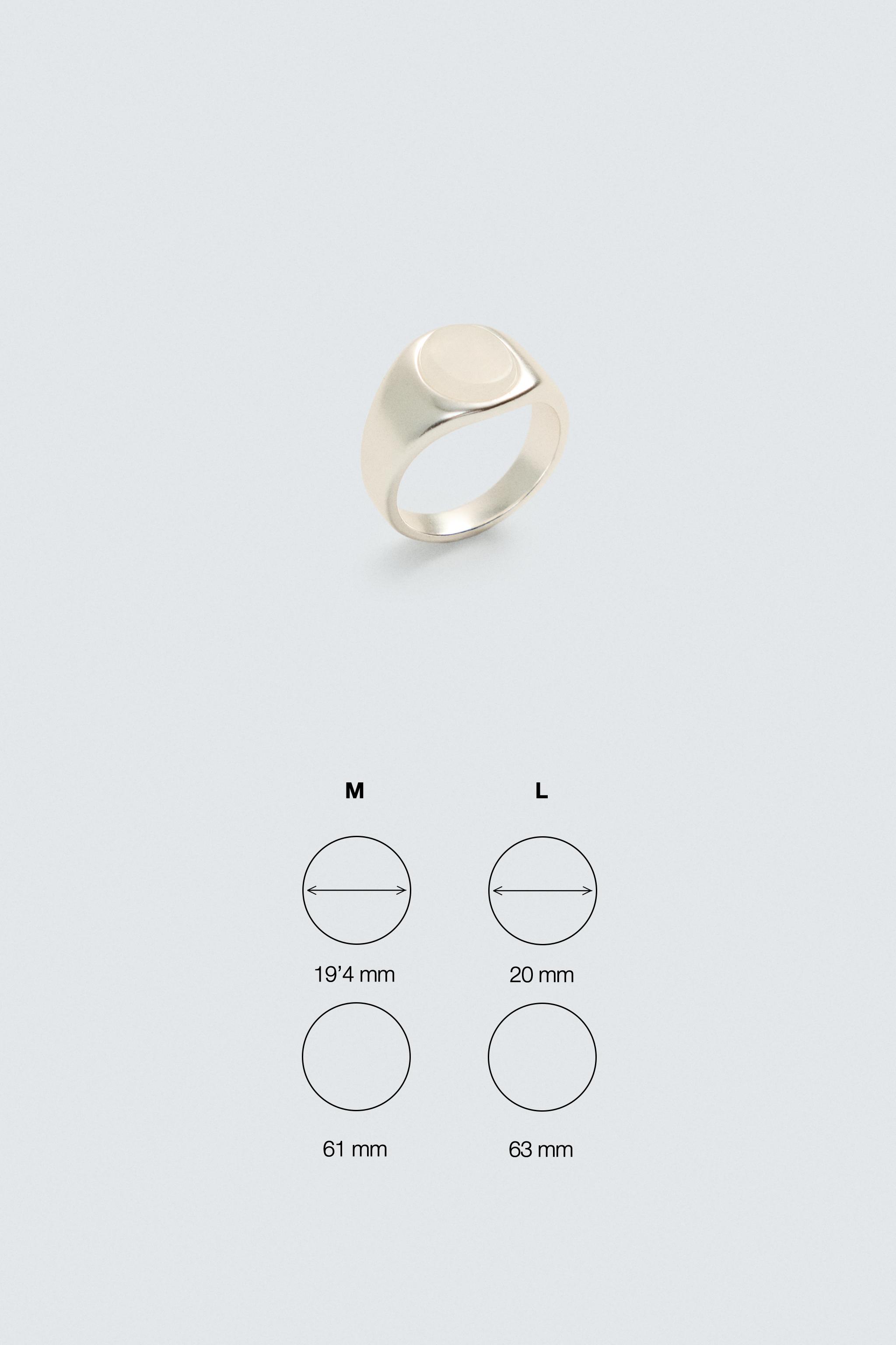 COMBINED STONE SIGNET RING