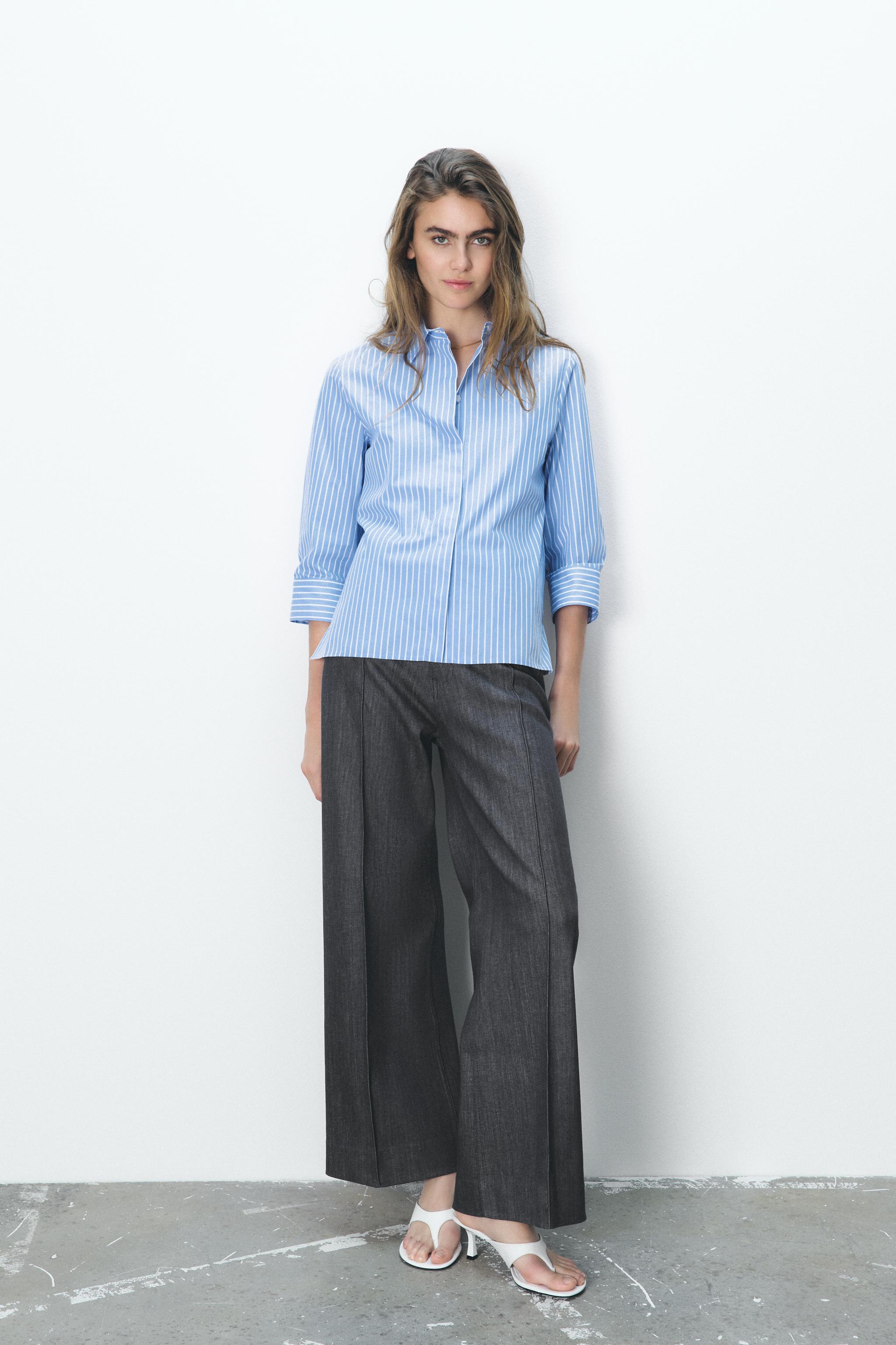 トップス Leinwand Stripe Race Top Stripe Cropped Top Mid Pink - Tops & T-Shirts | Ackermans