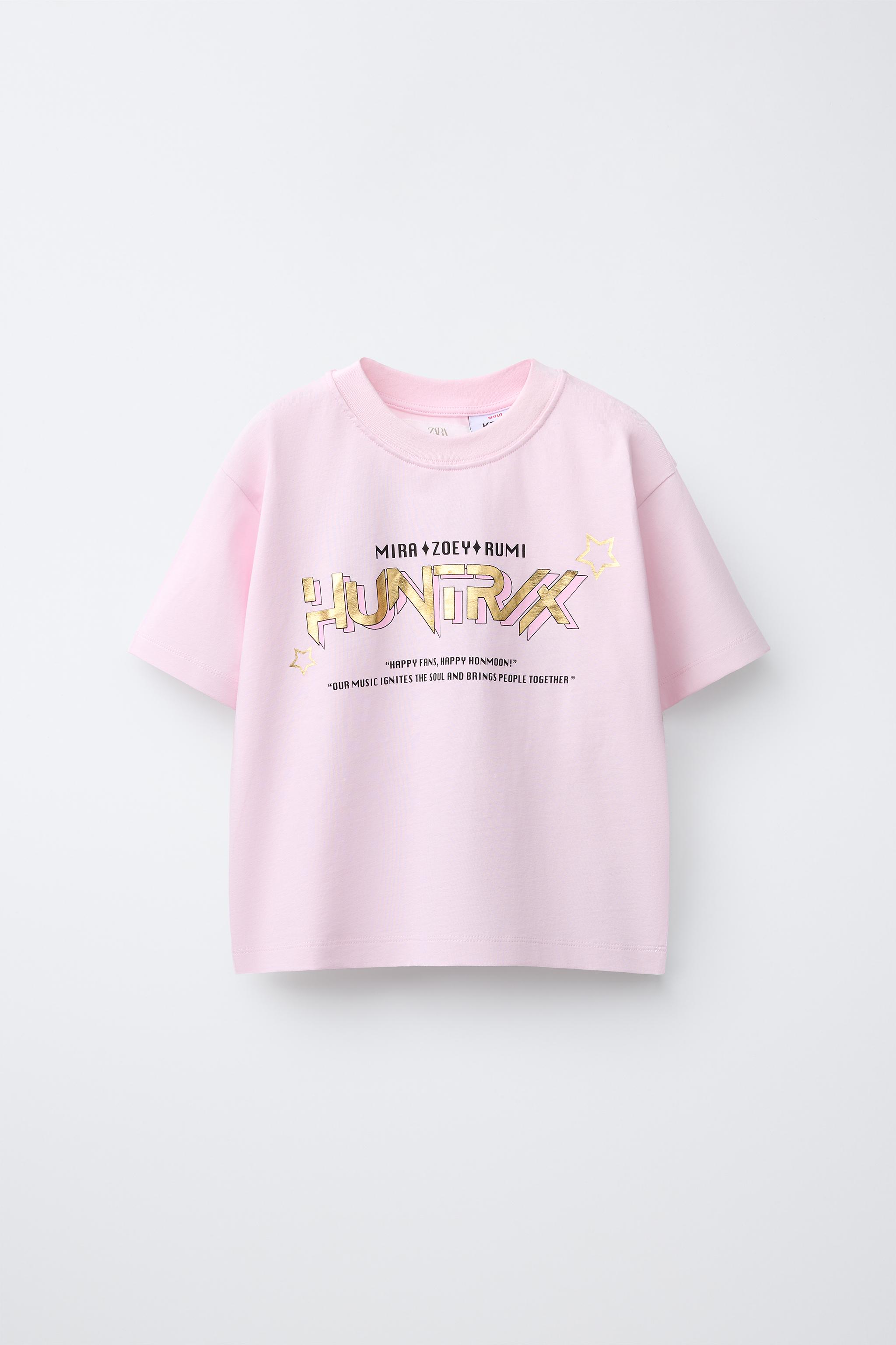 キム KPOP DEMON HUNTERS™ NETFLIX © Tシャツ - ピンク | ZARA Japan / 日本