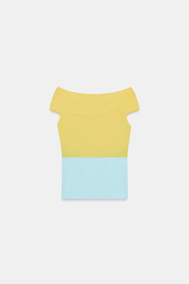 TOP EN MAILLE NŒUD - Multicolore de Zara - Image 4