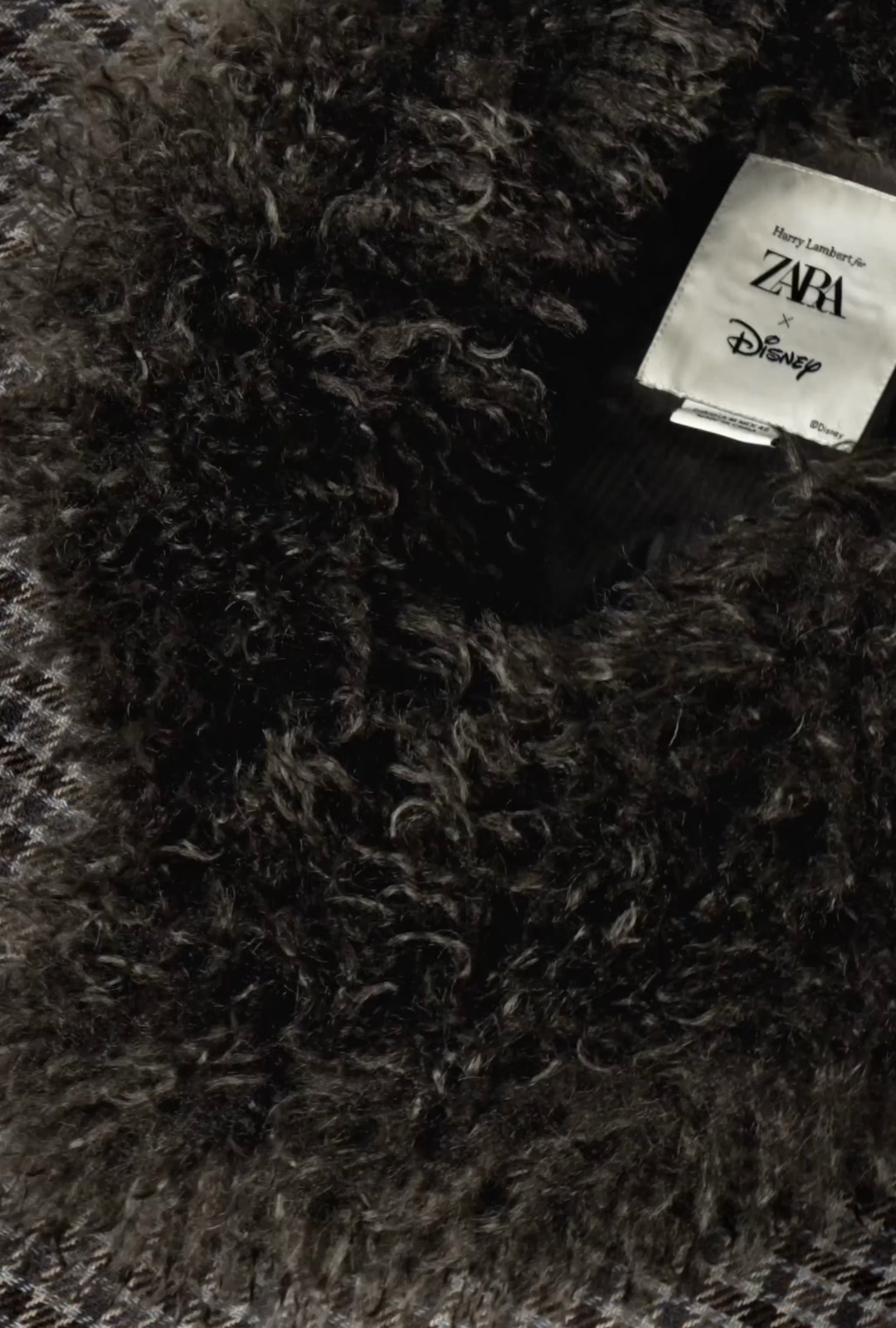 HARRY LAMBERT FOR ZARA X DISNEY チェックコート OVERSIZED PLAID COAT HARRY LAMBERT FOR ZARA X DISNEY - Blue | ZARA