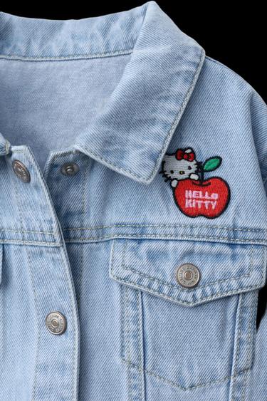 Zara HELLO KITTY © SANRIO DENIM JACKET - Blue