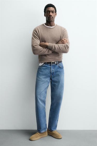 CASUAL LEATHER LOAFERS - Sand Brown by Zara - Image 0