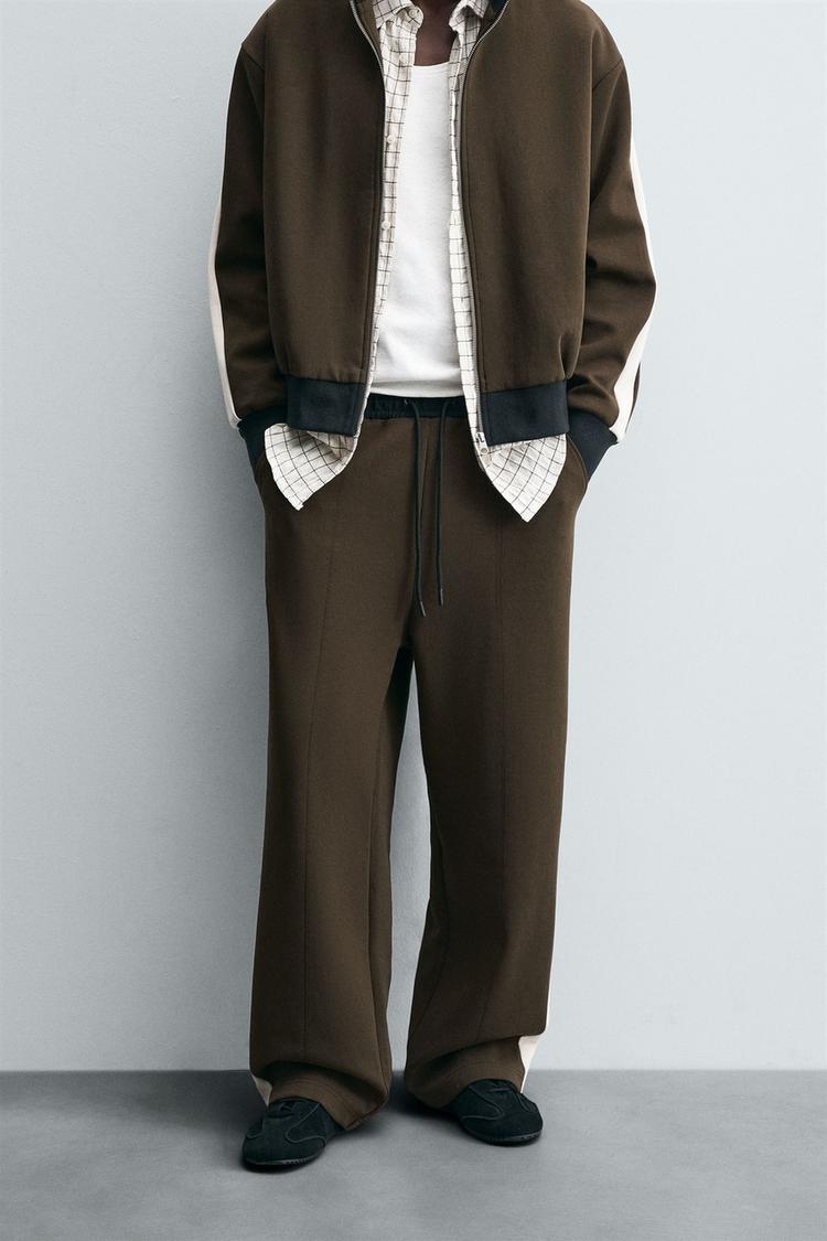 CONTRAST STRIPE JOGGER TROUSERS