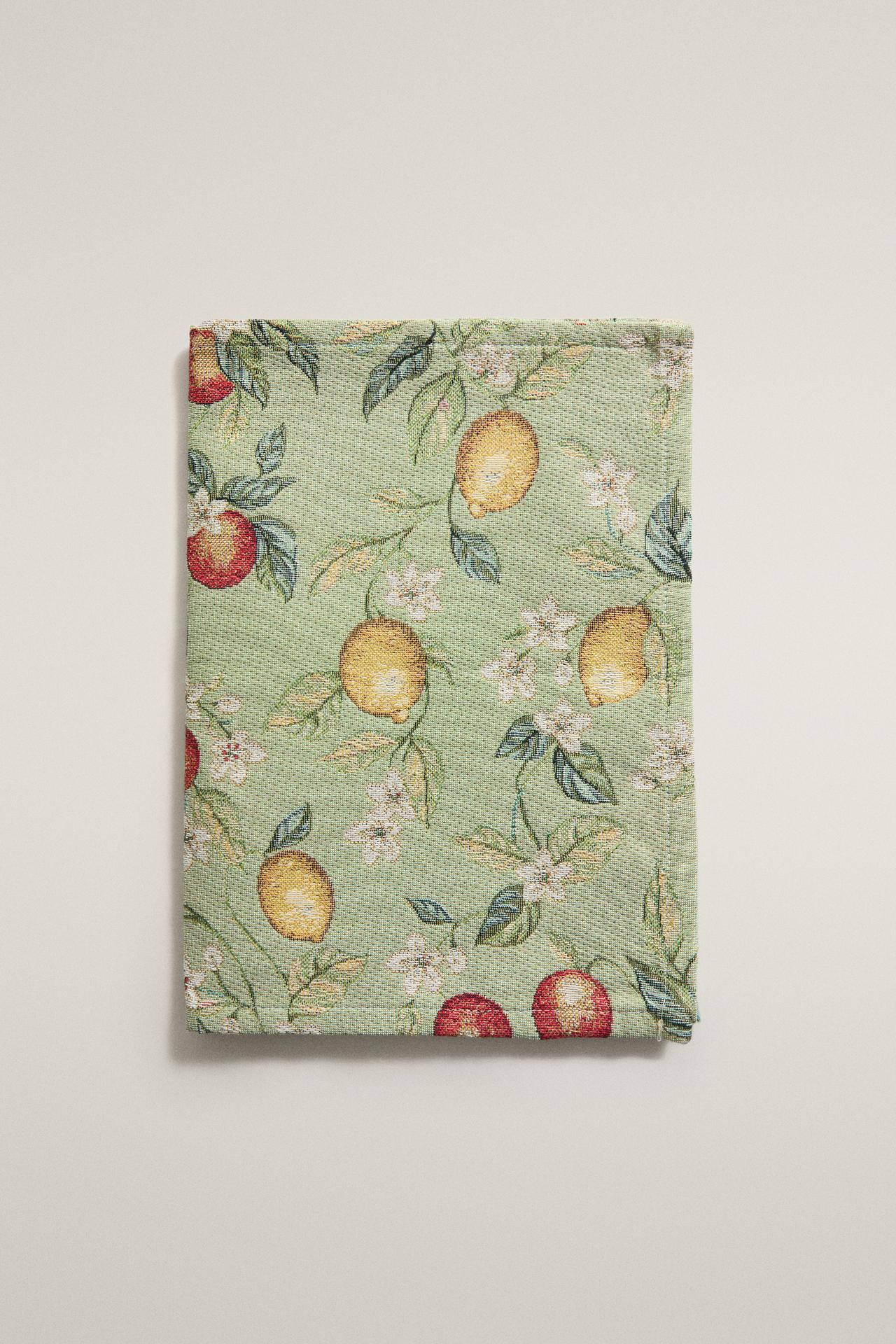 FRUIT JACQUARD PLACEMAT — Green