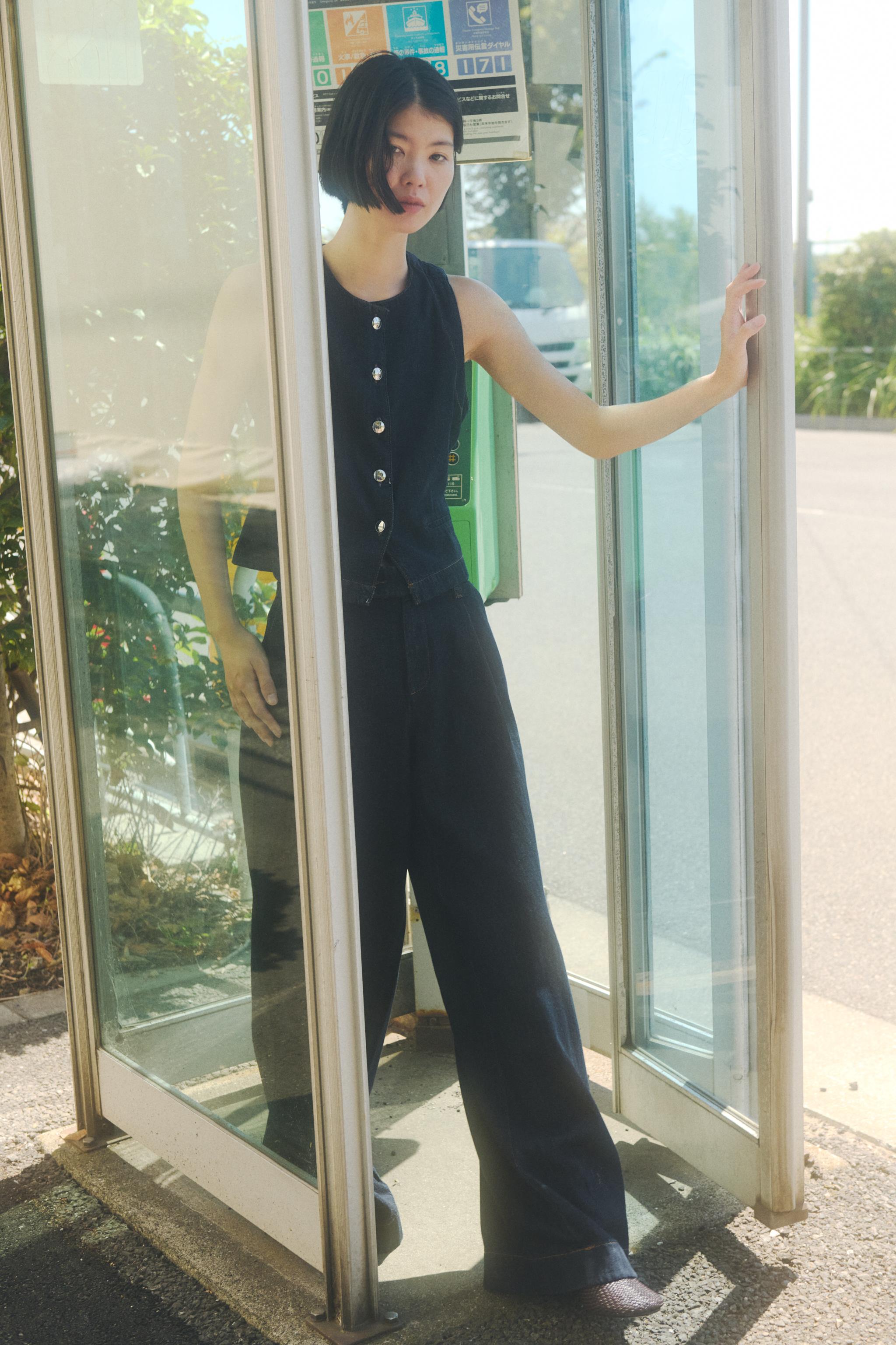 JEANS Z1975 WIDE LEG ミッドライズ - ブルー | ZARA Japan / 日本