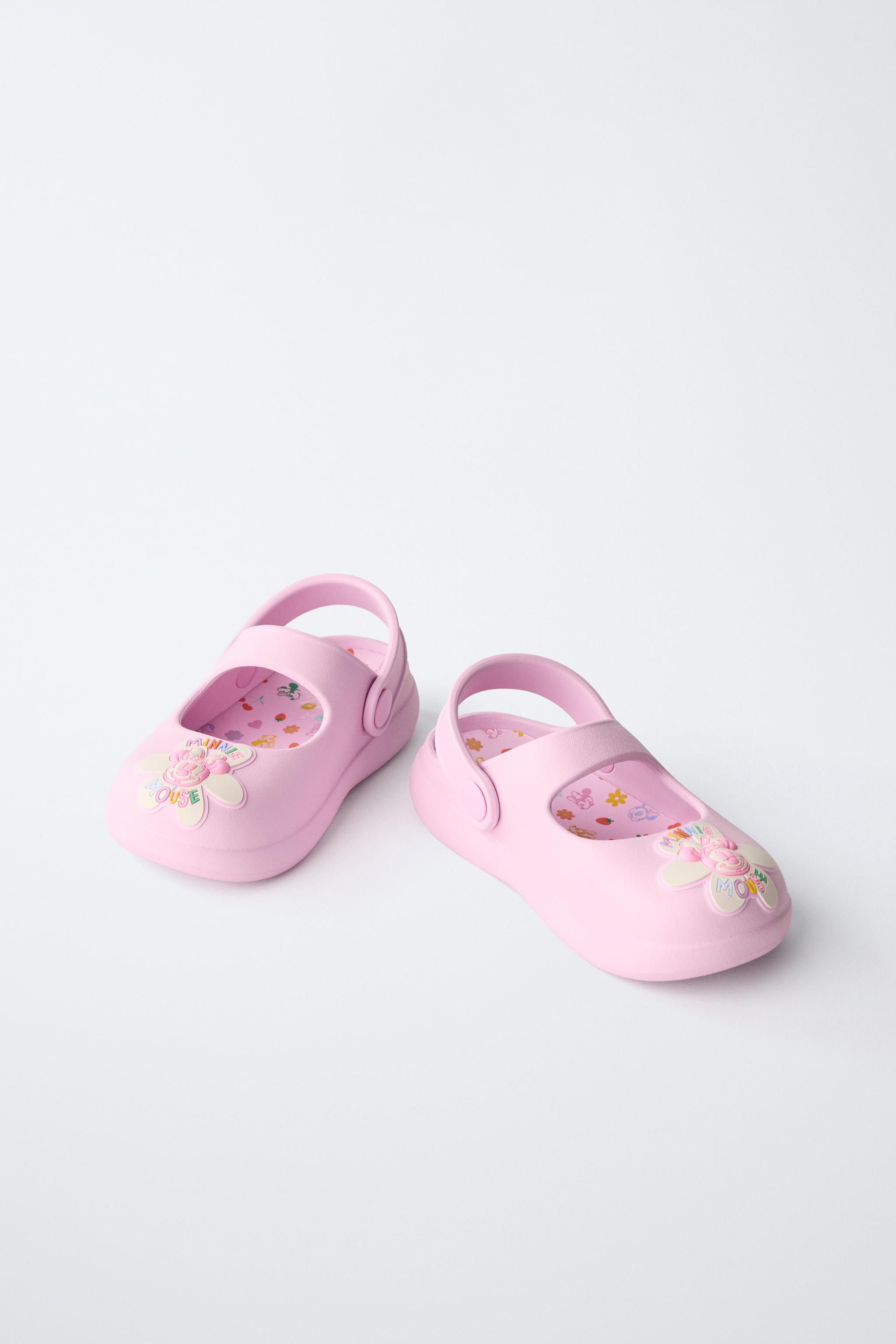 Детские сабо Zara MINNIE MOUSE © DISNEY RUBBERIZED CLOGS — фото 3